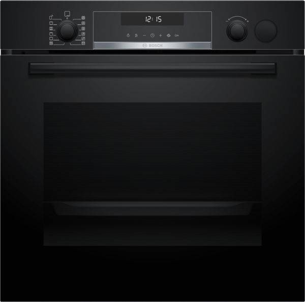 Bosch Serie | 6 HRG578BB7 - Ovn - med dampfunktion - til indbygning - Wi-Fi - niche - bredde: 56 cm - dybde: 55 cm - højde: 58.5 cm - med selv-rengøring - Klasse A+ - sort