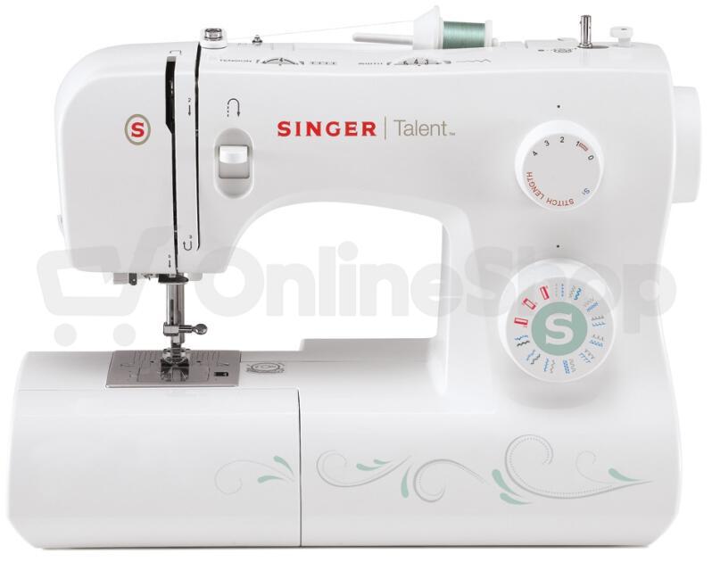 Singer Talent 3321 - Symaskine - 21 søm - 1 fire-trins knaphul
