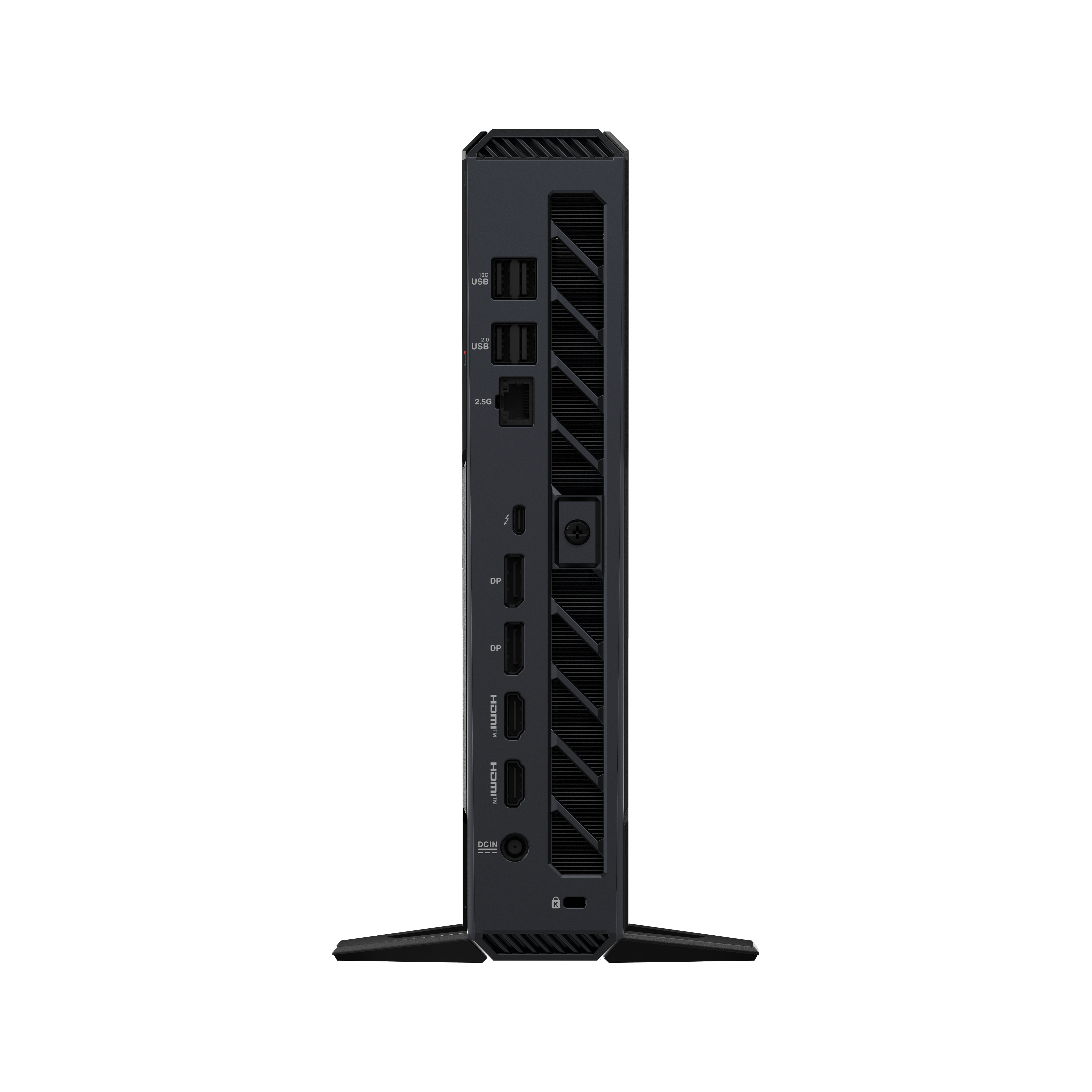 ASUS ROG NUC RNUC15JNK7X569A2 - Mini PC gaming - Core Ultra 7 255HX / op til 5.2 GHz - RAM 16 GB - SSD 1 TB - NVMe - GeForce RTX 5060 - Gigabit Ethernet, 2.5 Gigabit Ethernet, IEEE 802.11ax (Wi-Fi 6), Bluetooth 5.4, IEEE 802.11be (Wi-Fi 7) - Win 11 Home - skærm: ingen - sort