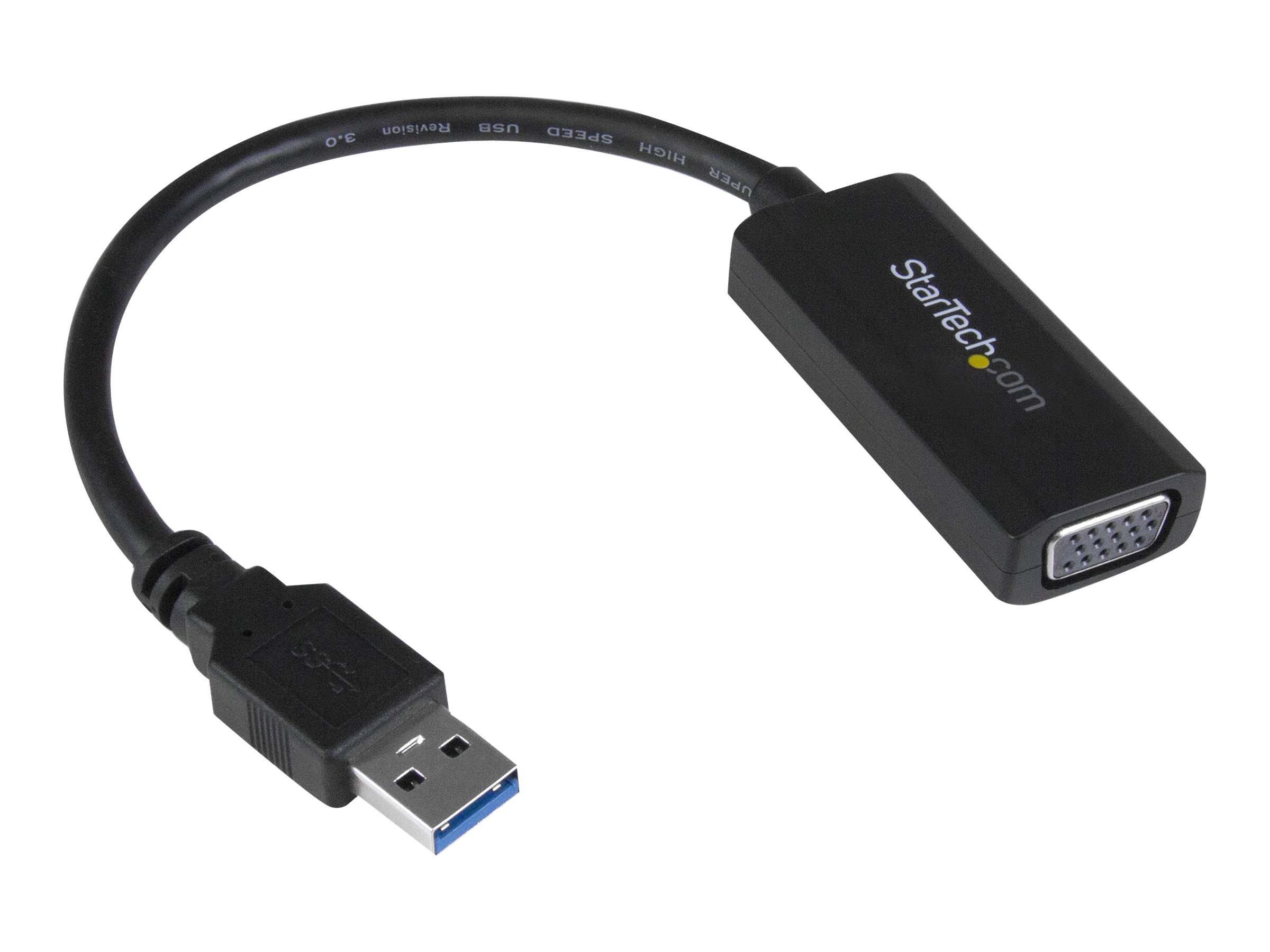 StarTech.com USB 3.0 to VGA Display Adapter 1920x1200, On-Board Driver Installation, Video Converter with External Graphics Card - Windows (USB32VGAV) billede