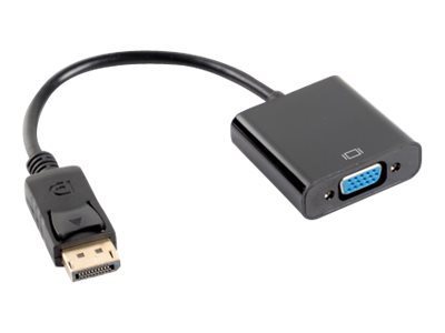DisplayPort til VGA adapter 0,2 m - Lanberg - sort