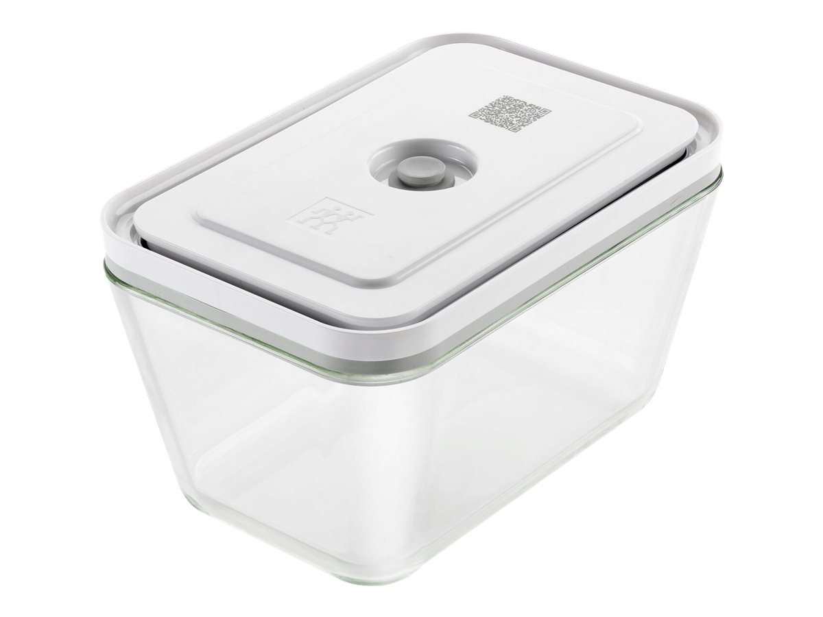 ZWILLING Fresh & Save Vakuum-madopbevaringsbeholder Silicone seal Silicone valve Borosilikat-glas Grå Transparent