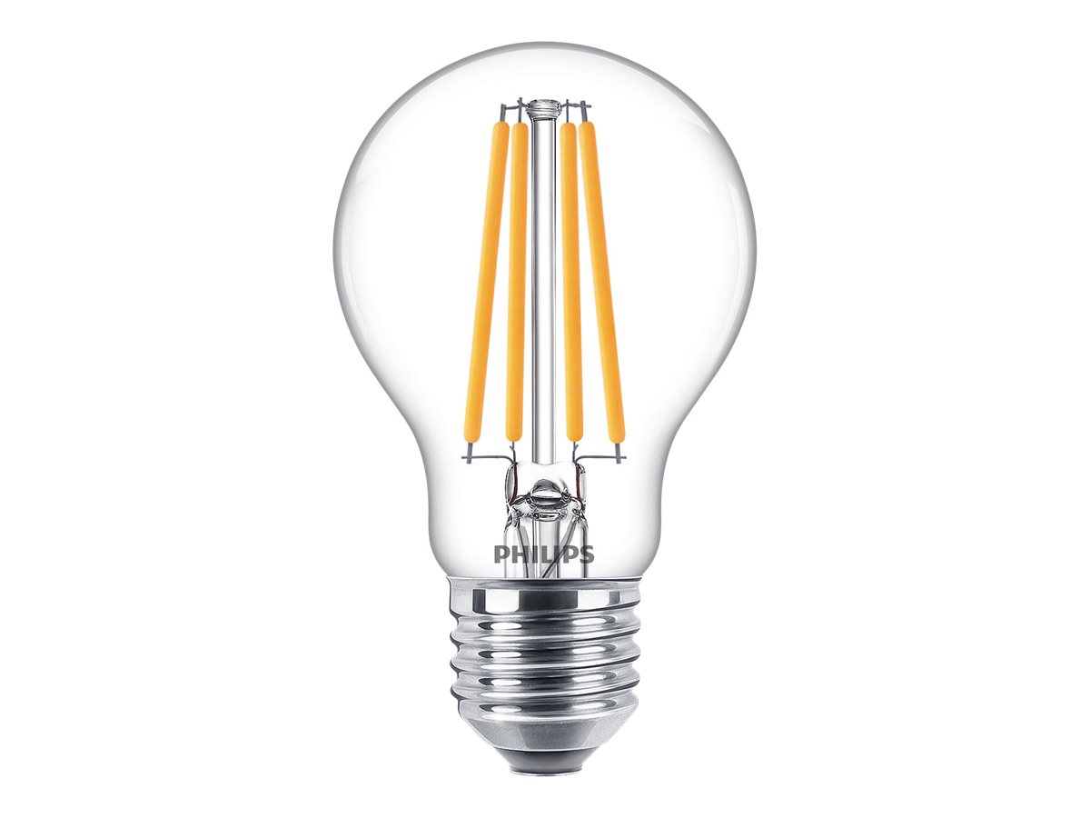 Philips LED-filament-lyspære 10.5W D 1521lumen 2700K Varmt hvidt lys