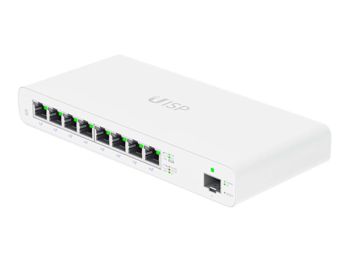 Ubiquiti UISP Switch 8-Port Gigabit POE Switch