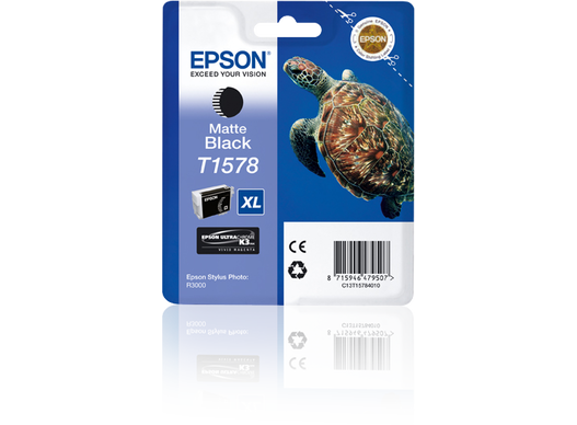 Epson T1578 - XL - matte black - original - ink cartridge
