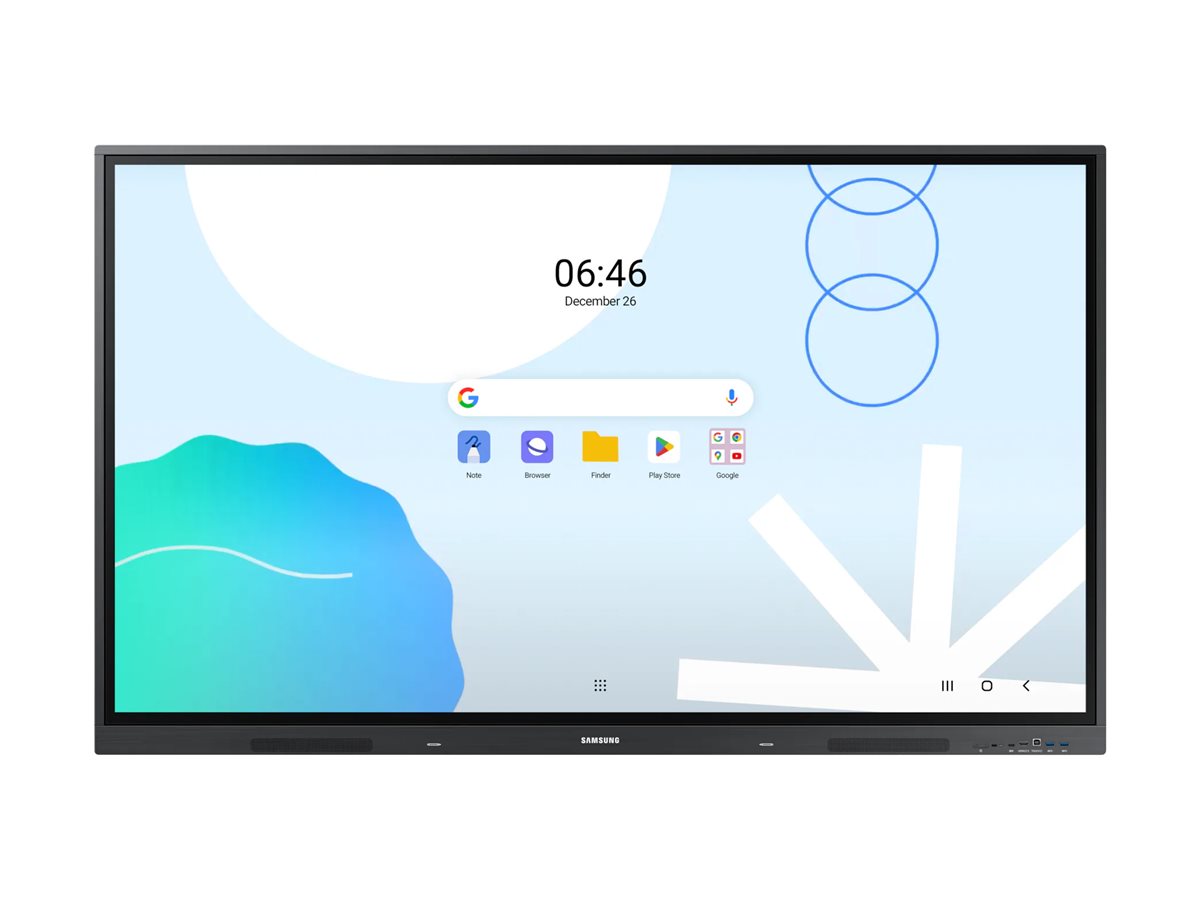 Samsung Interactive Display WA75D - 75 Diagonal klasse WAD Series LED-bagbelyst LCD paneldisplay - uddannelse/virksomhed - med indbygget interaktivt whiteboard, berøringsskærm (multi-berøring) - Android - 4K UHD (2160p) 3840 x 2160 - space grey