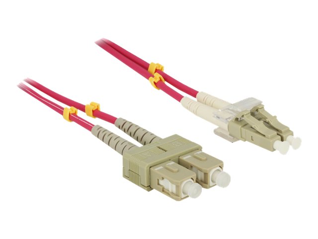 DeLOCK Netværkskabel Fiberoptik OM4 1m