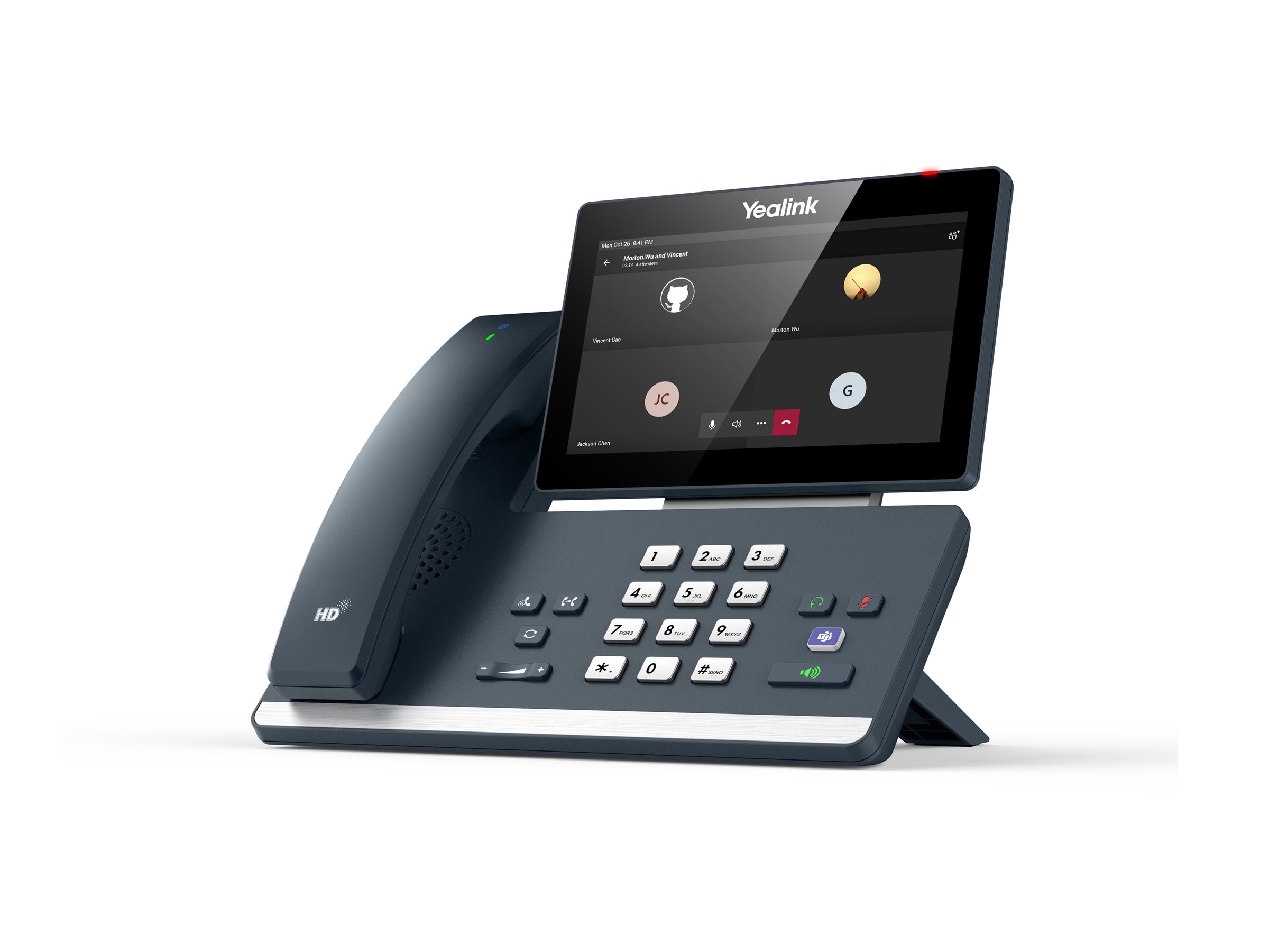 Yealink MP58-WH E2 - VoIP-telefon - med Bluetooth interface med opkalds-ID/opkald venter - SIP - klassisk grå