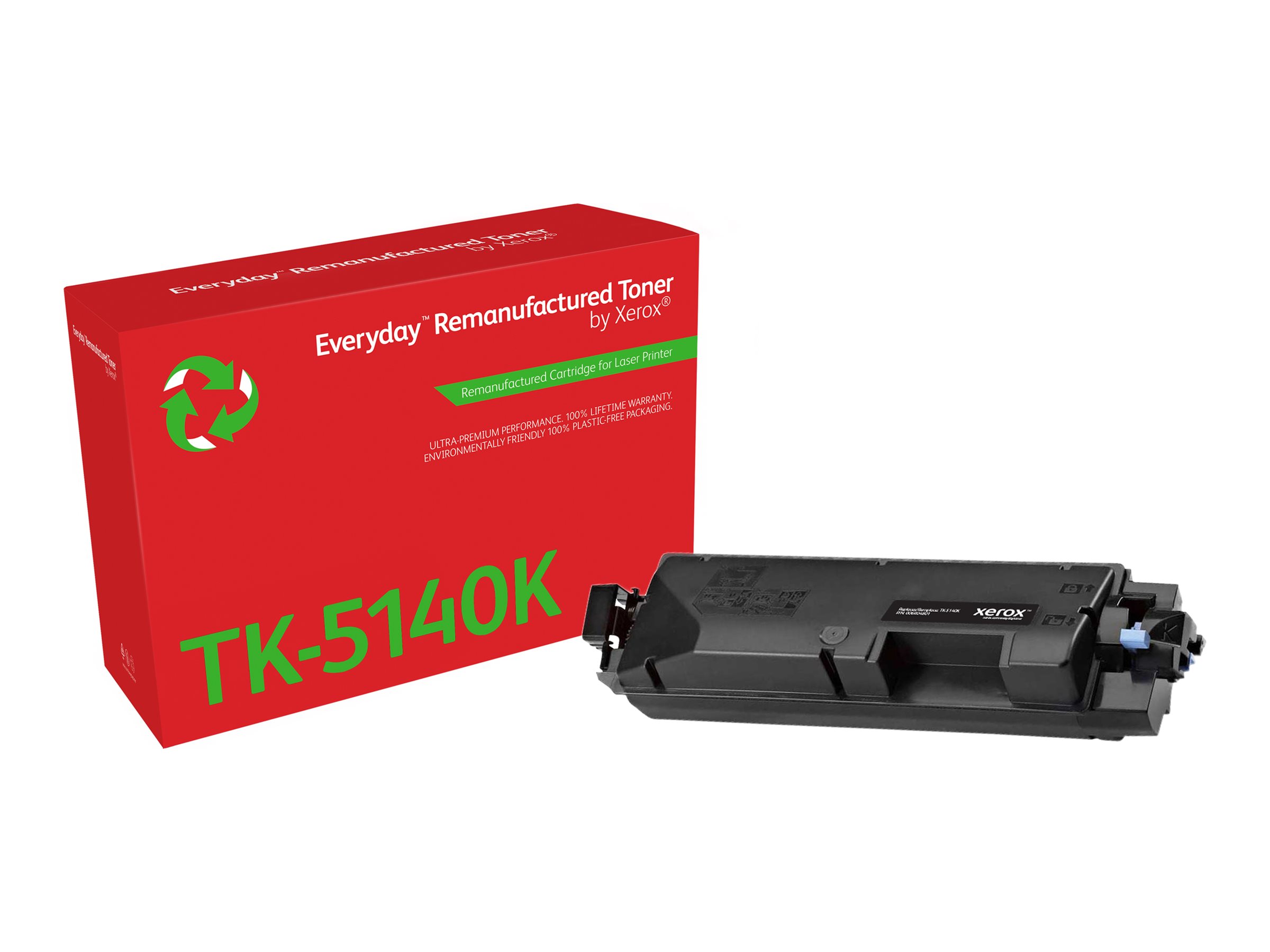 Xerox Everyday - black - compatible - remanufactured - toner cartridge (alternative for: Kyocera TK-5140K) - return programme