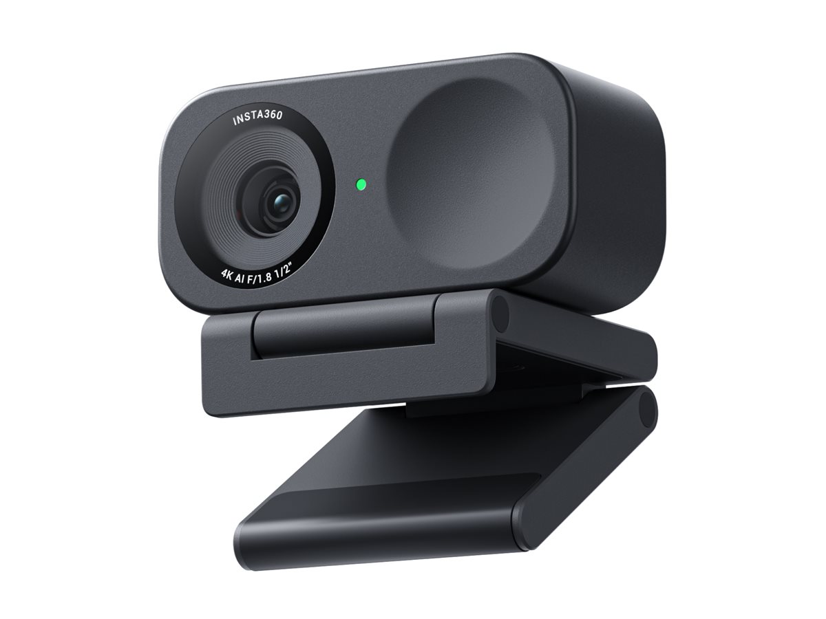 Insta360 Link 2C - Webcam - panonering / hældningsvinkel - farve - 4096 x 2160 - audio - H.264, MJPEG - DC 5 V