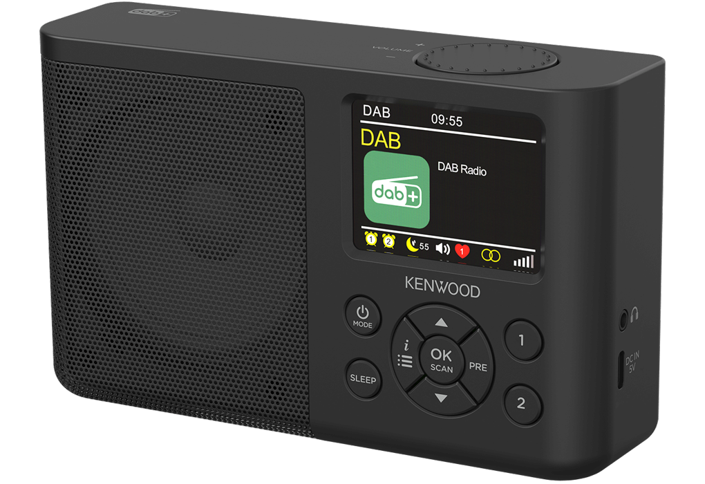Kenwood CR-M33DAB Bærbar Digital Sort