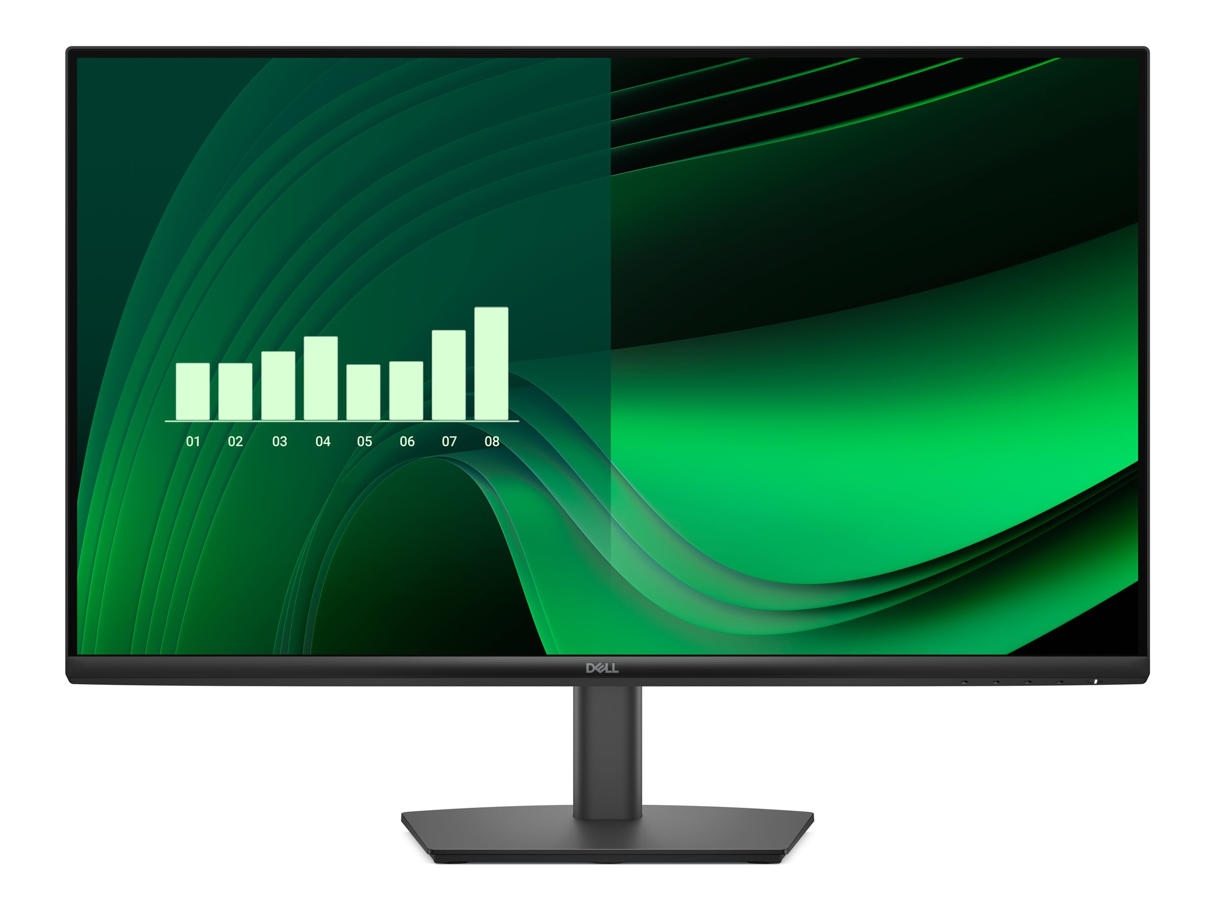 Dell Pro E2725HM - LED-skærm - 27 - 1920 x 1080 Full HD (1080p) @ 100 Hz - IPS - 300 cd/m² - 1000:1 - 5 ms - HDMI, VGA, DisplayPort - med 3 years Basic Hardware Service with Advanced Exchange