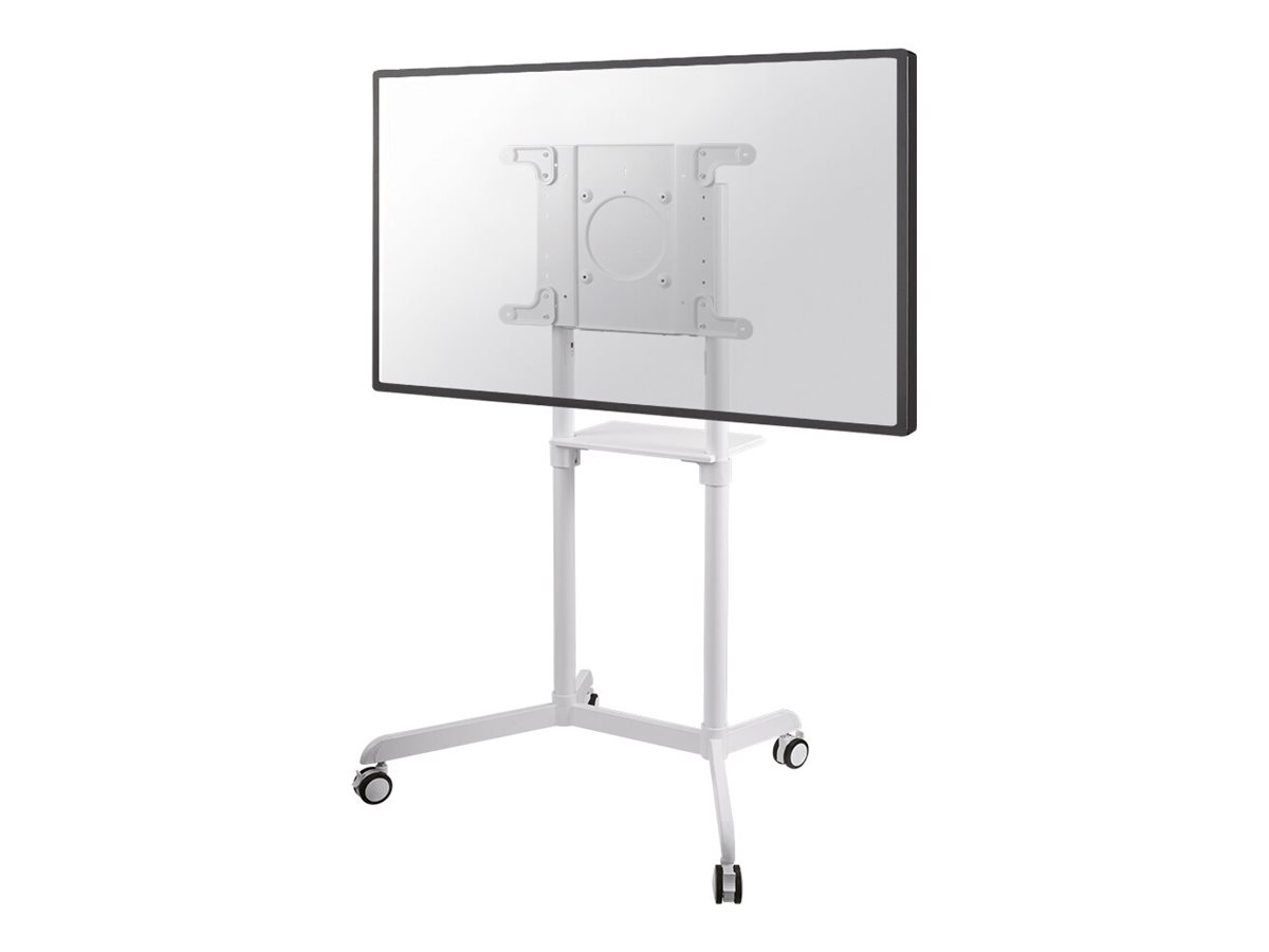Neomounts NS-M1250WHITE Mobile Flat Screen Floor Sta - Maks 70 kg - Maks størrelse 70"