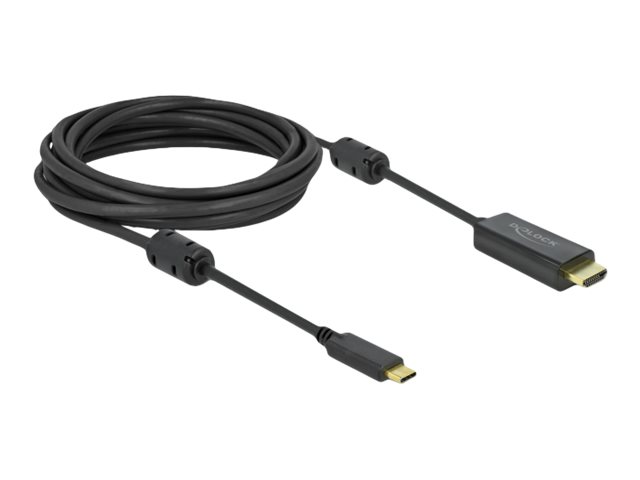 Delock Video/audiokabel 5m Sort