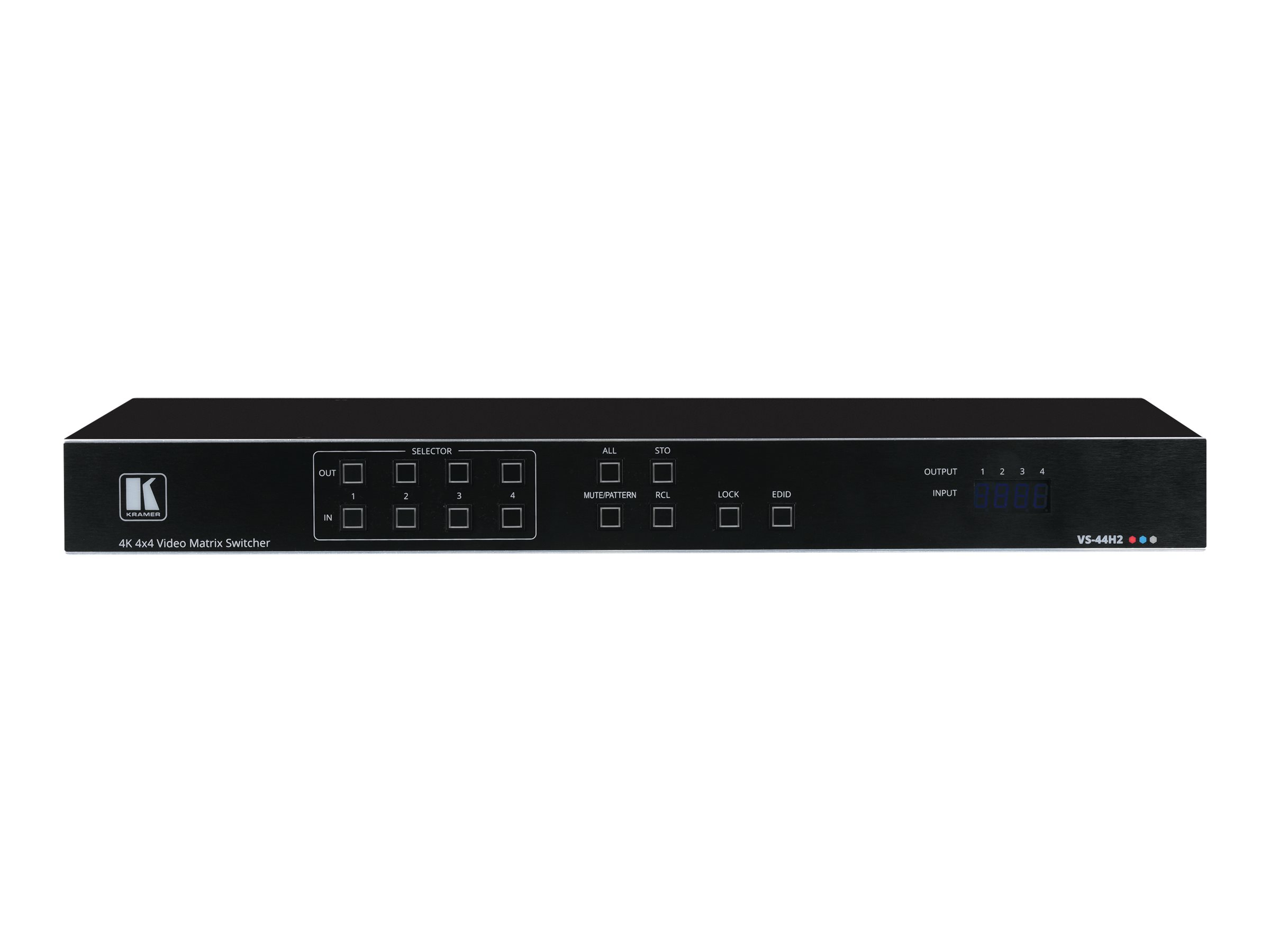 Kramer VS-44H2 4x4 4K HDR HDCP 2.2 Matrix Switcher Video-/audioswitch HDMI