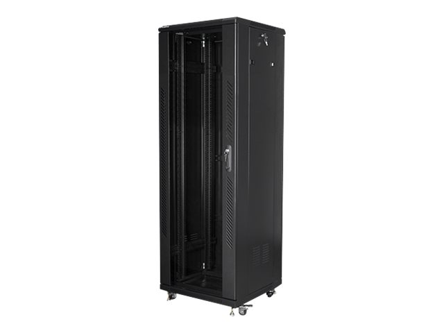 Lanberg vægmonteret rack kabinet 19" FF01-6637-12B, IP20, sort