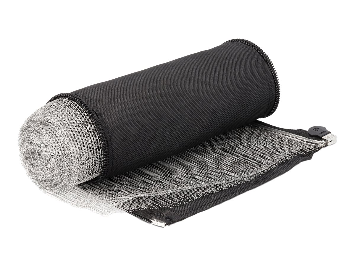 Delock - Kabeladministrationshylster - med lynlås - 1 m - sort