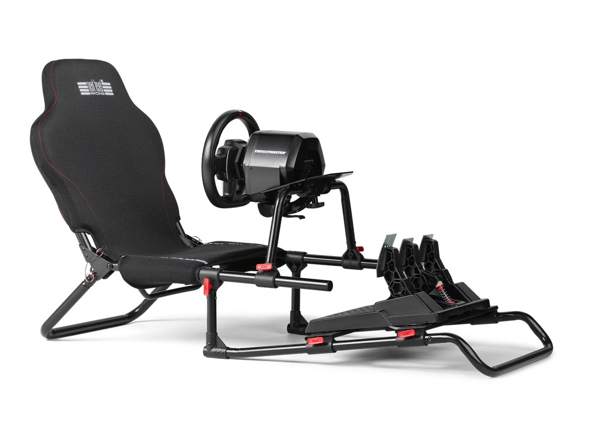 Next Level Racing GTLITE Junior Foldable Cockpit Sim racercockpit - Sort - Op til 80 kg