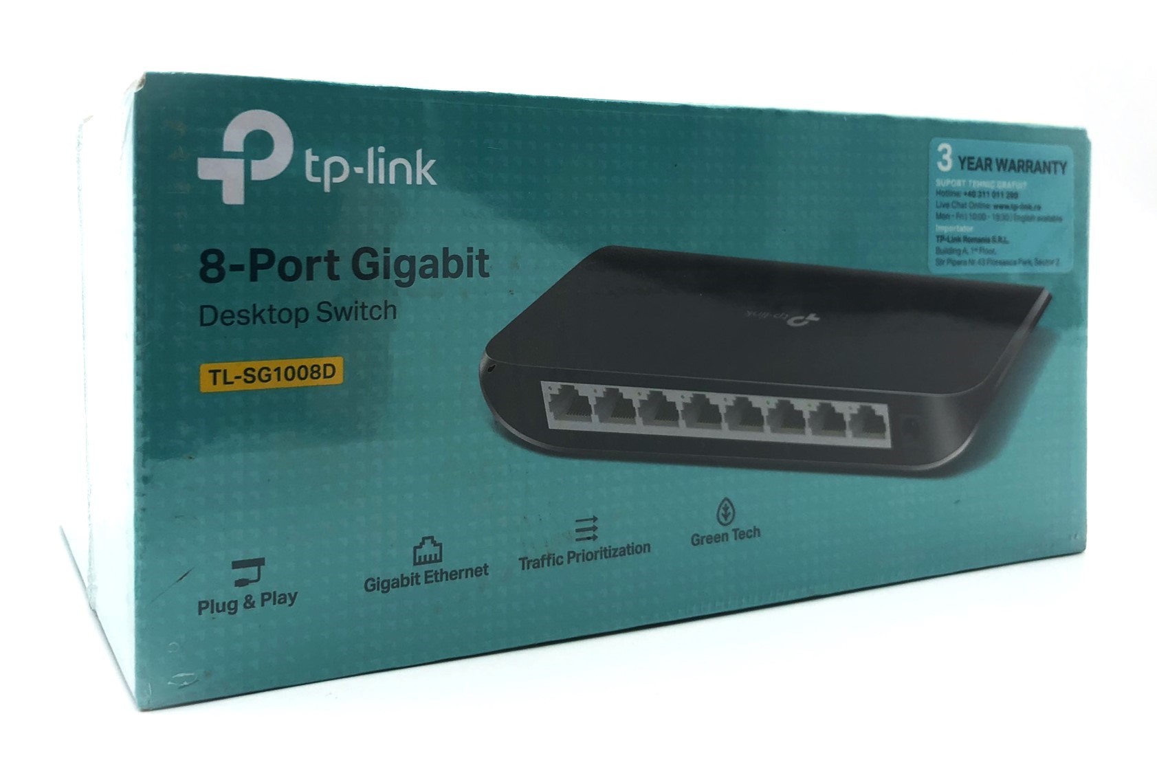 TP-Link TL-SG1008D desktop switch - 8-port Gigabit
