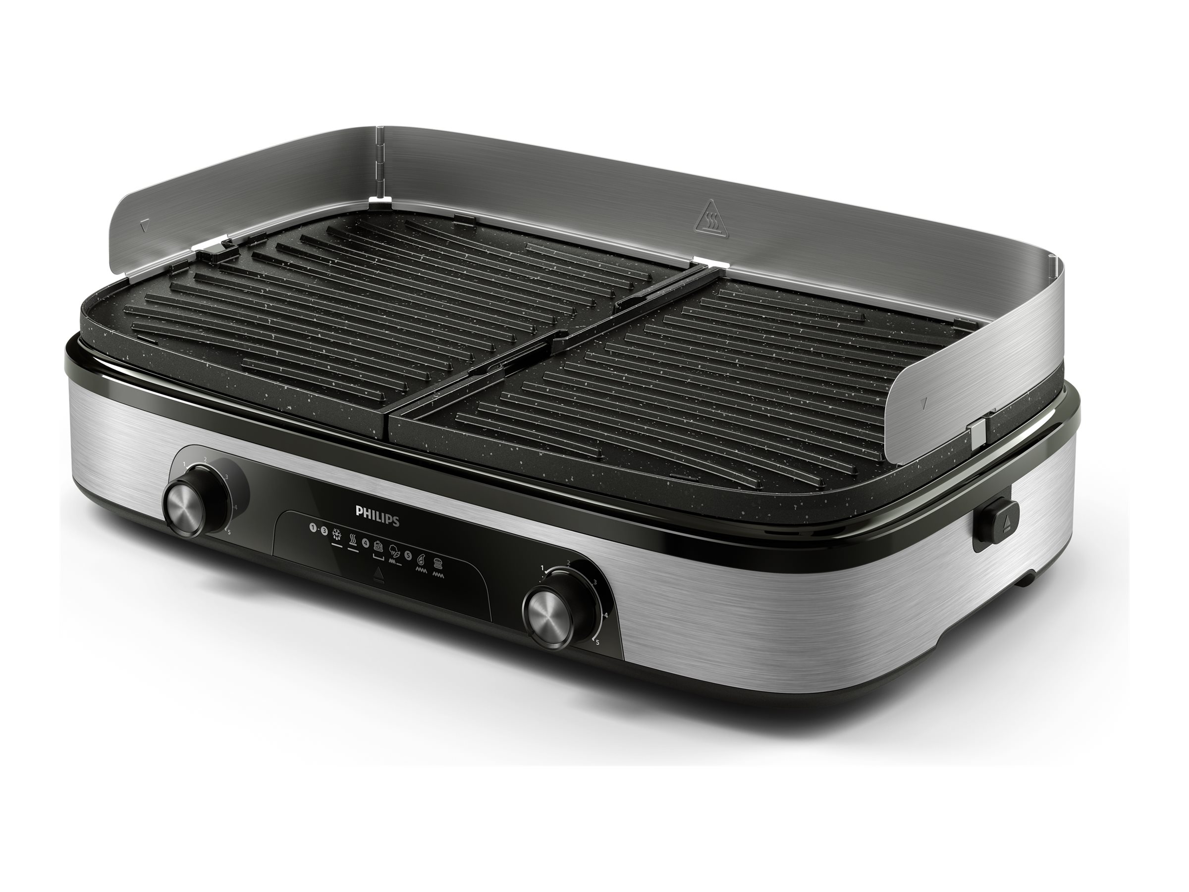 Philips HD6222/90 elgrill - kontaktgrill med 2 zoner, 2.400 W
