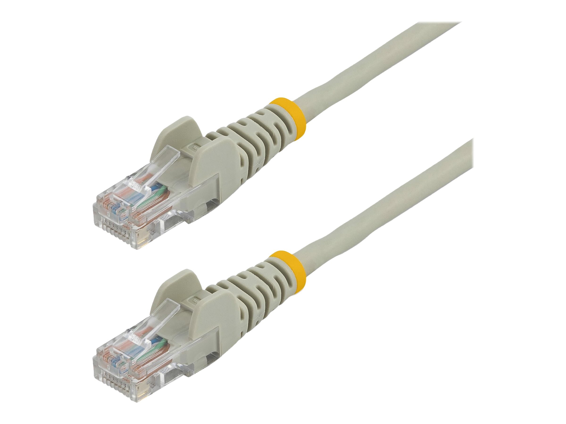 StarTech.com 0.5m Gray Cat5e / Cat 5 Snagless Ethernet Patch Cable 0.5 m CAT 5e Ikke afskærmet parsnoet (UTP) 50cm Patchkabel Grey