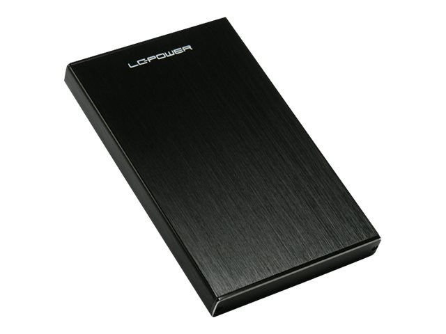 LC Power LC-25U3-Becrux-C1 - Lagringspakning - 2.5 - SATA 6Gb/s - USB 3.1 (Gen 2) - sort