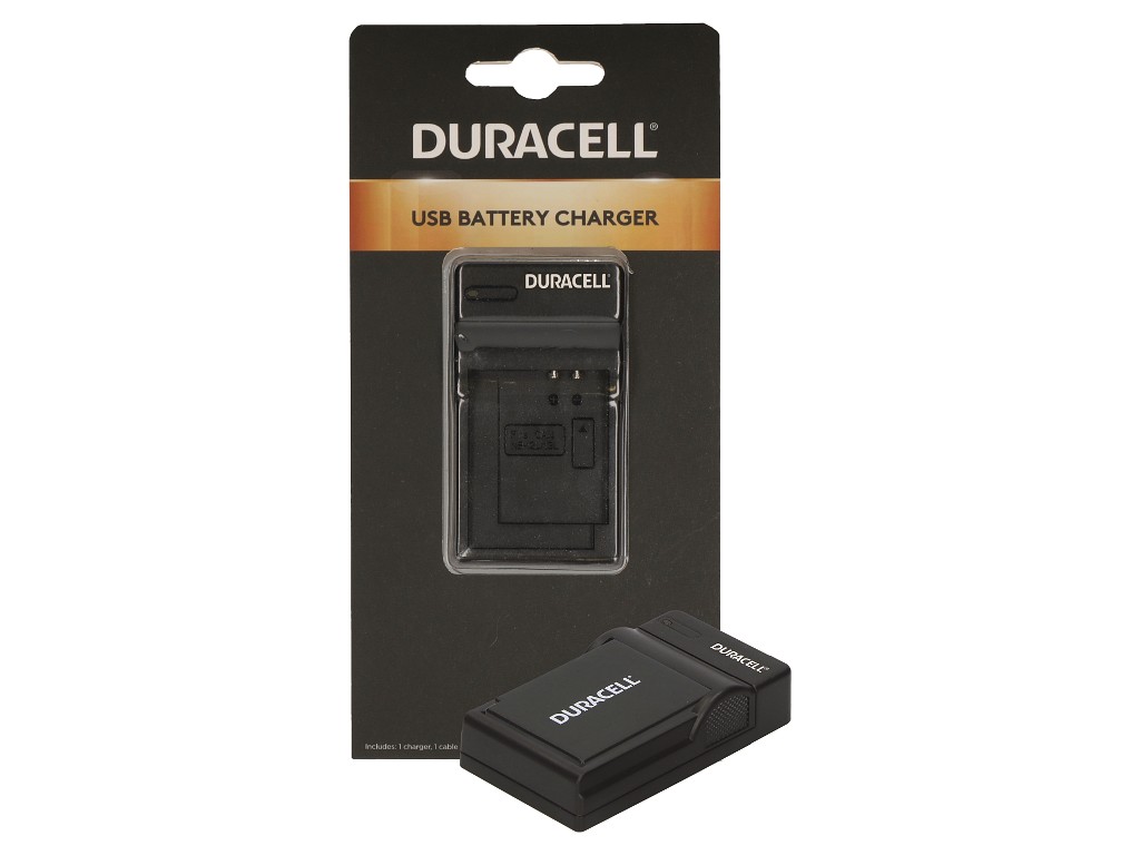 Duracell DRC5905, USB, Indendørs batterioplader, Canon LP-E10, Sort, 5 V, 5 V