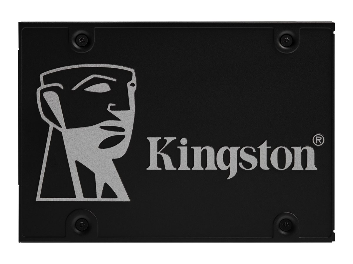 Kingston KC600 - SSD - krypteret - 256 GB - intern - 2.5 - SATA 6Gb/s - 256-bit AES - TCG Opal Encryption, Self-Encrypting Drive (SED)