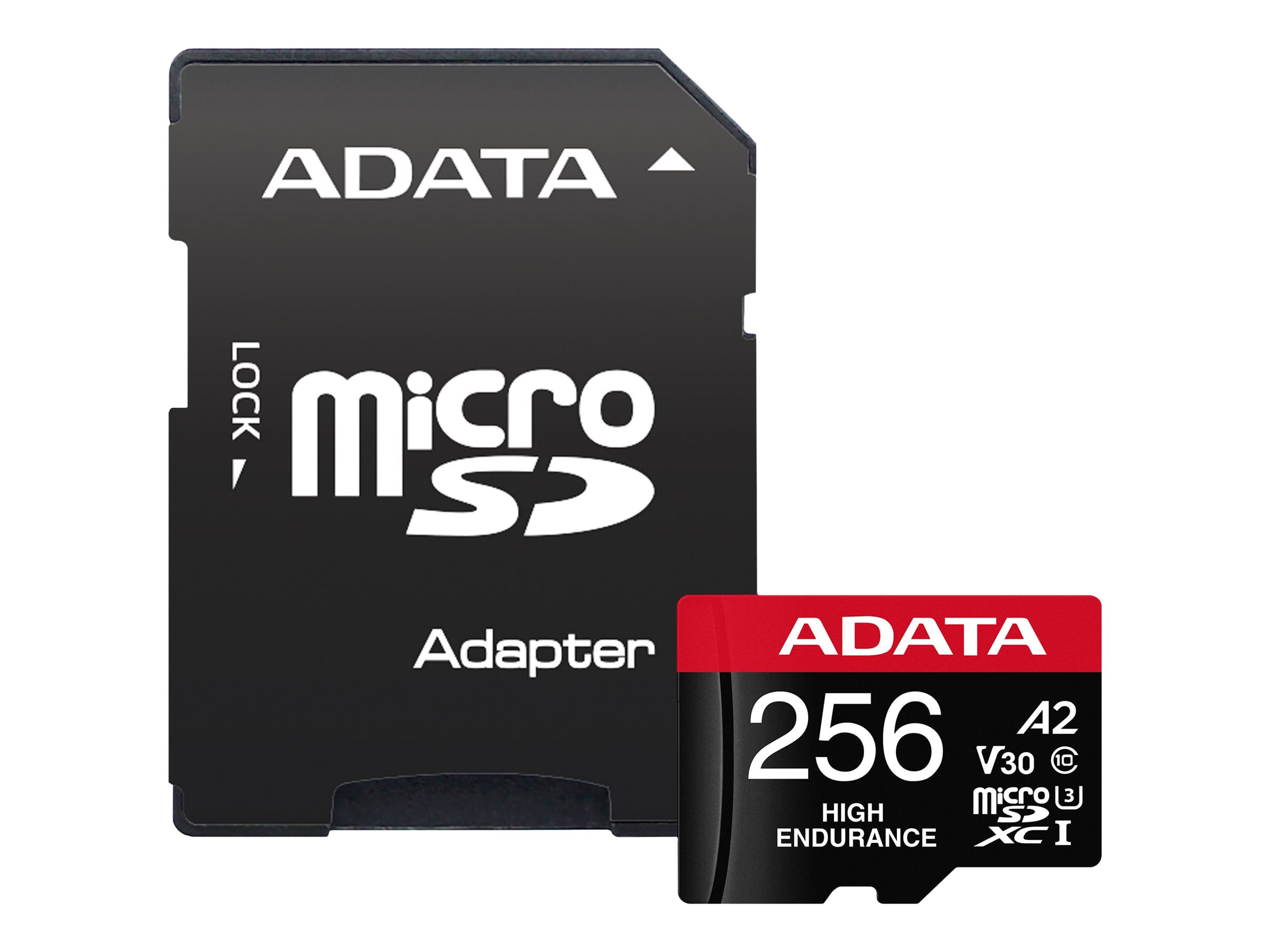 A-Data High Endurance MicroSD/SD - 100MB/s - 256GB