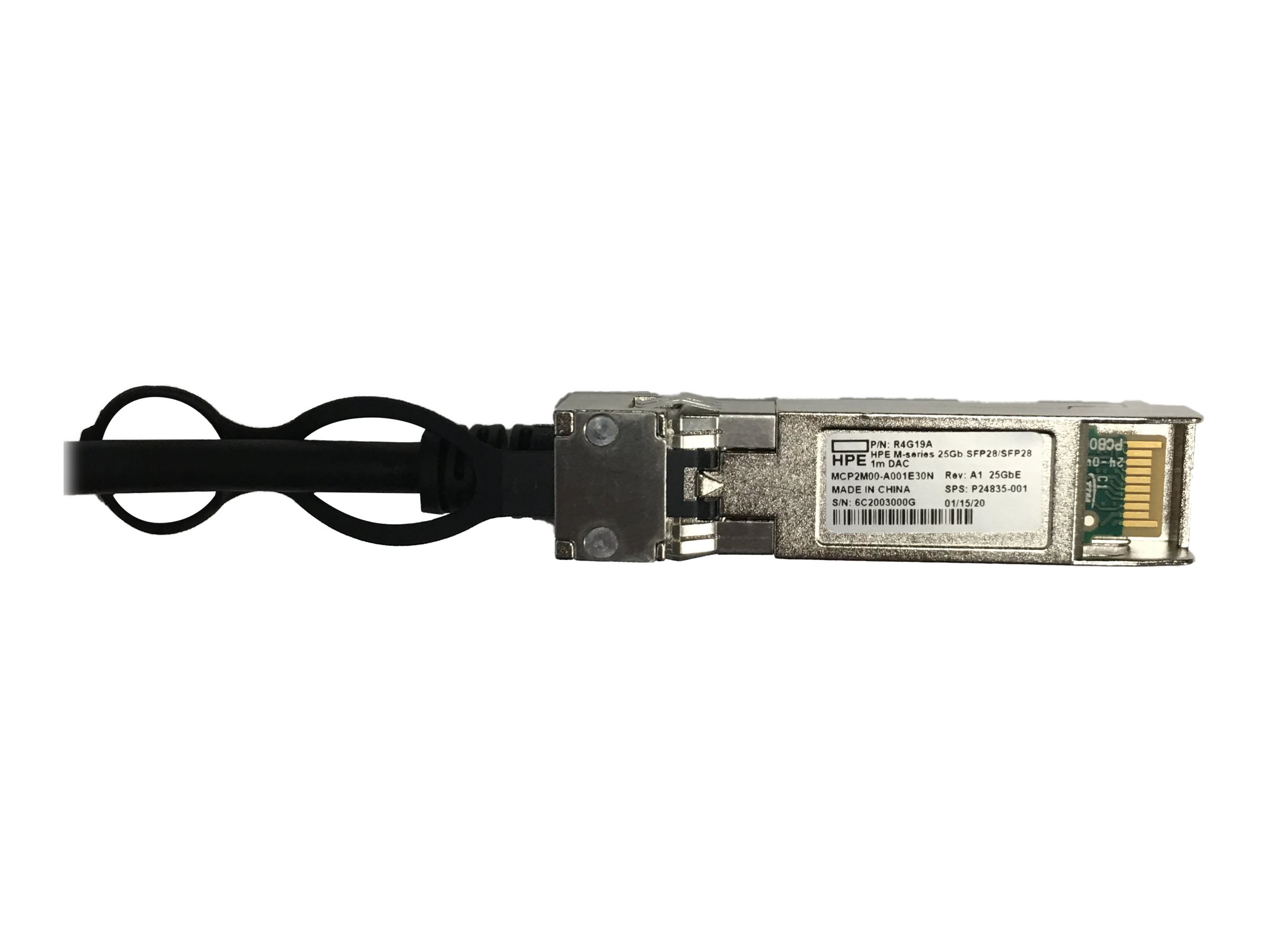 HPE StoreFabric M-Series 50cm 25GBase-kabel til direkte påsætning
