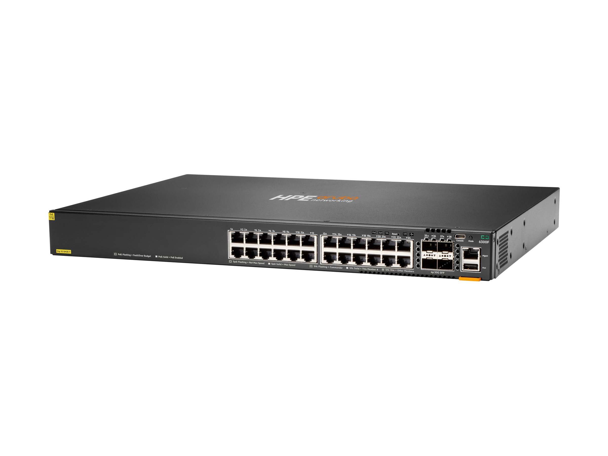 HPE Aruba 6300F Switch 24-porte Gigabit PoE+