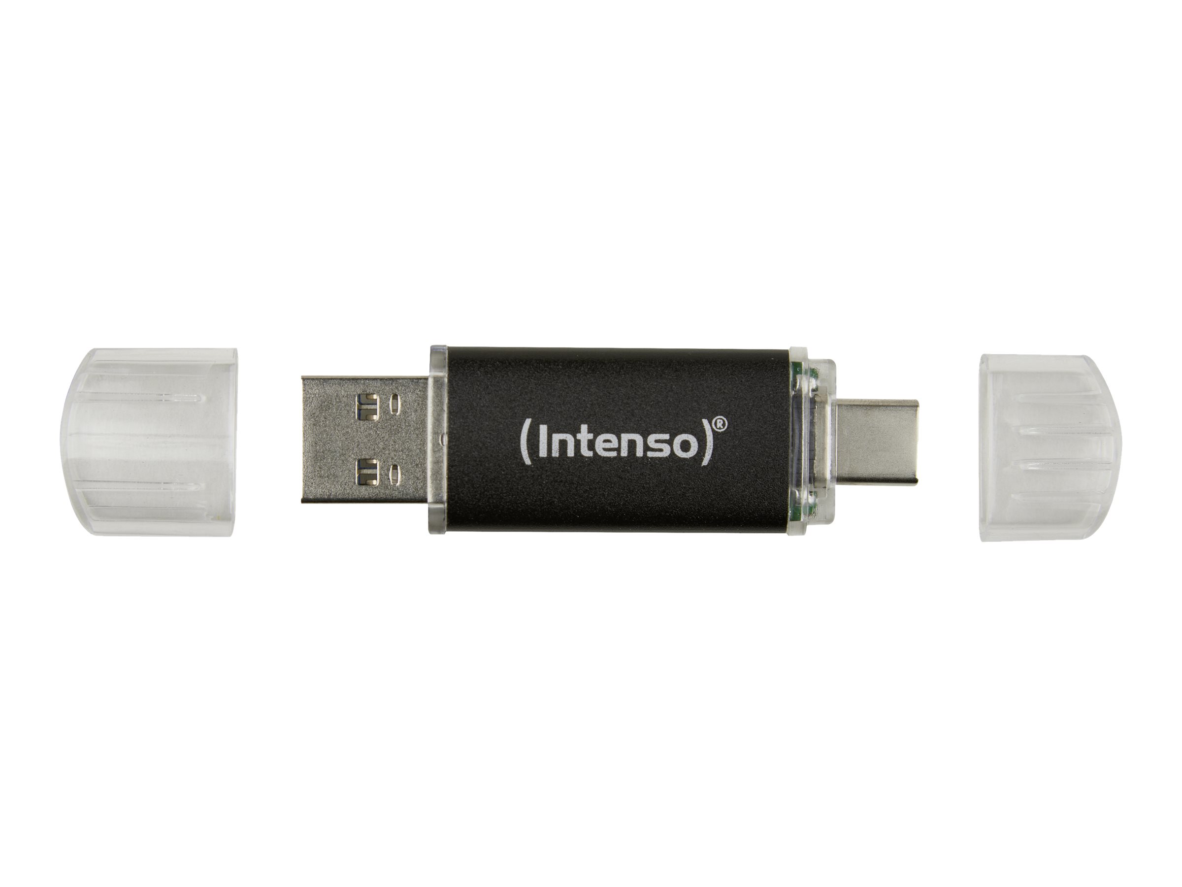 Intenso Twist Line - USB flashdrive - 64 GB - USB 3.2 Gen 1 / USB-C - antracit (sort)