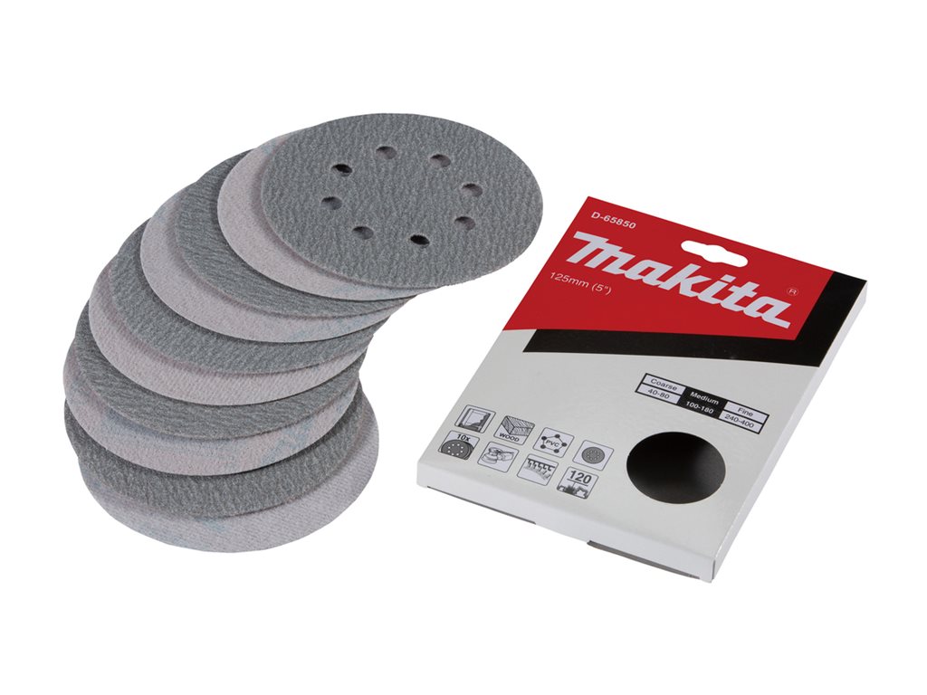 Makita D-65850 Sanding Sheet 10 Pieces
