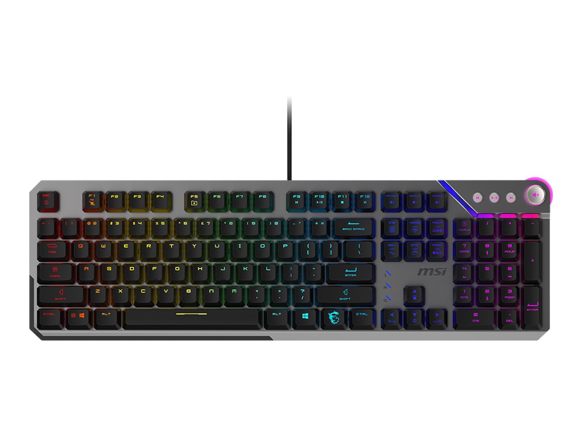 MSI STRIKE 600 Tastatur Mekanisk Per-tast RGB Kablet Tysk