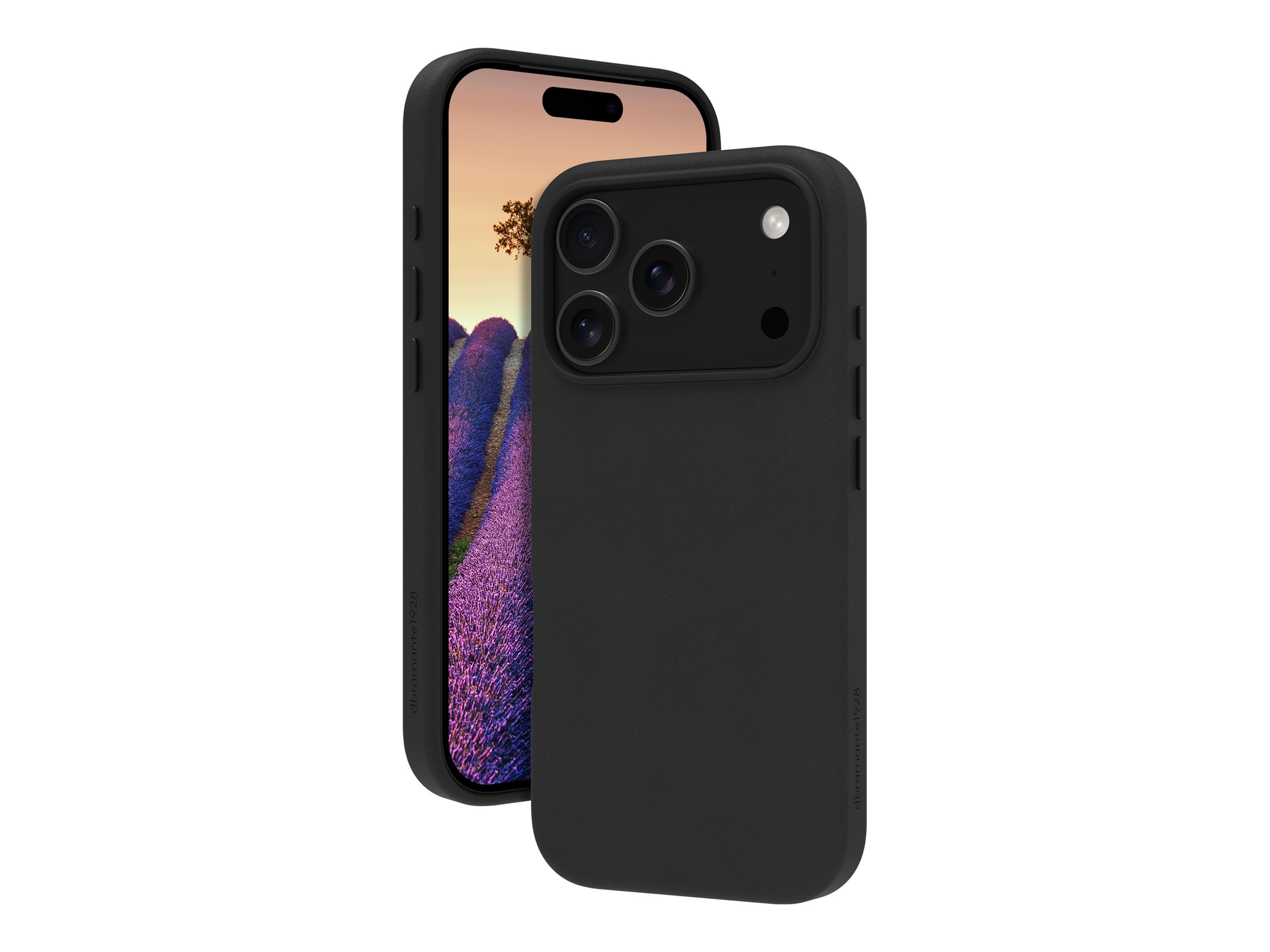 dbramante1928 iPhone 17 Pro Roskilde lædercover (sort)