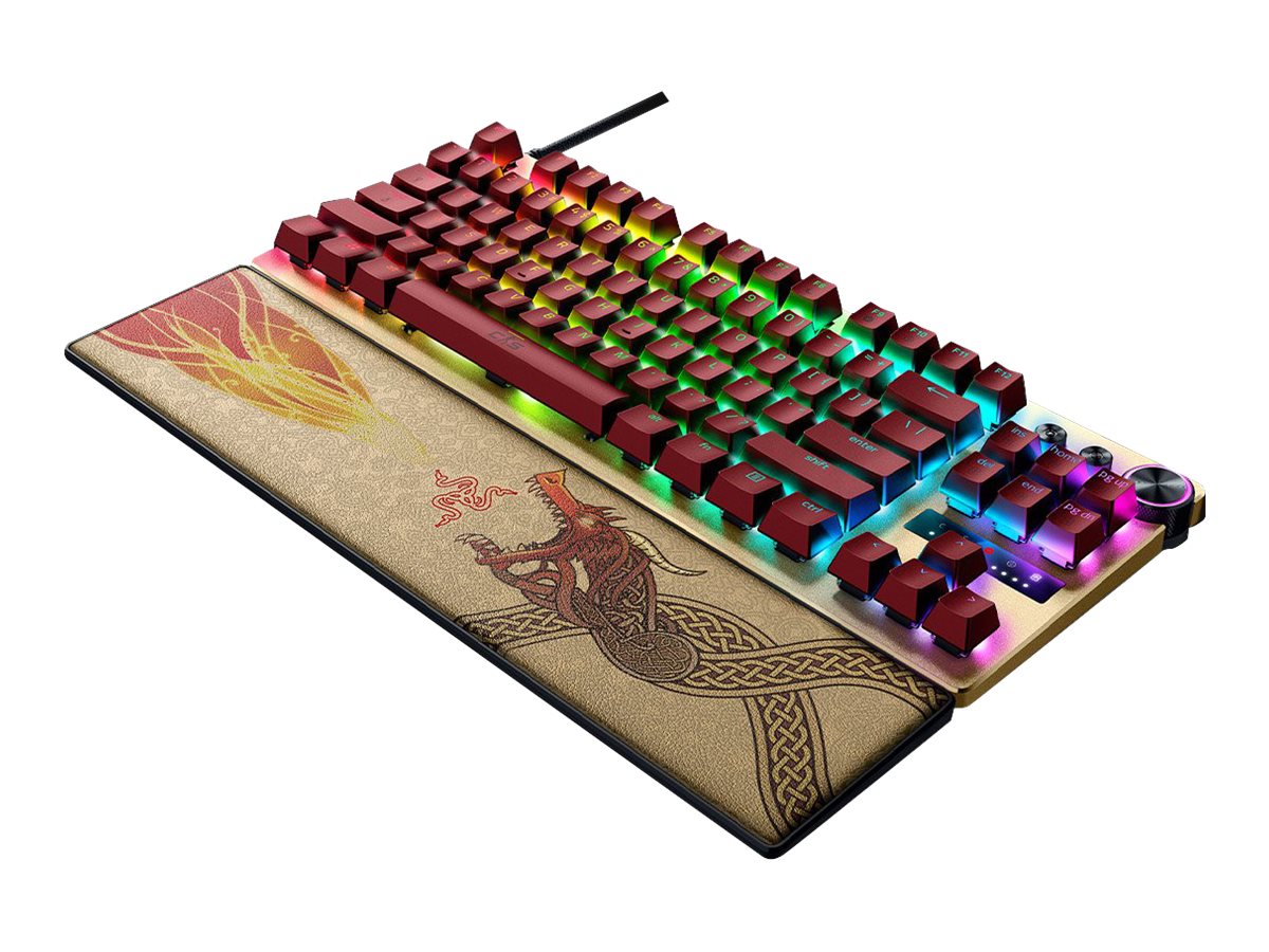 Razer Huntsman V3 Pro - Counter Strike 2 Edition - tastatur - TKL - backlit - USB - QWERTY - USA - tastkontakt: Razer Analog Optical Switches (Gen-2)