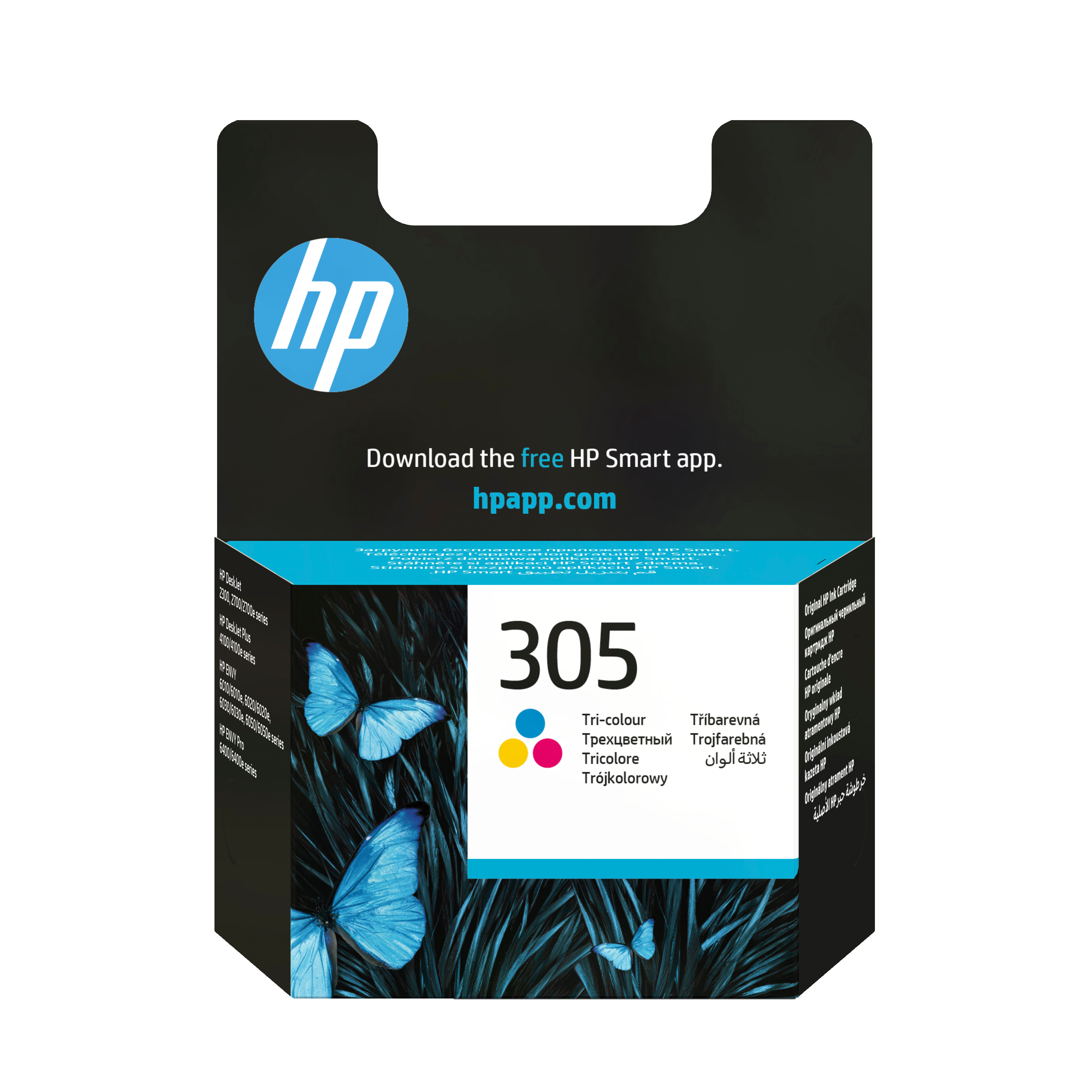 HP 305 Tri-color Original Cyan, Magenta, Gul