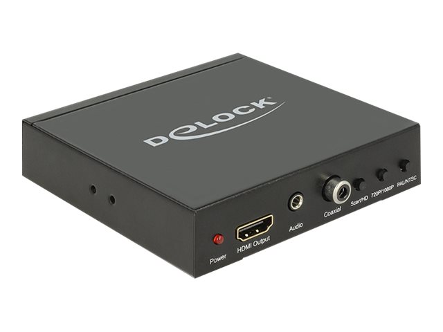 Delock Converter SCART / HDMI > HDMI with Scaler - Video transformer - HDMI, SCART - HDMI
