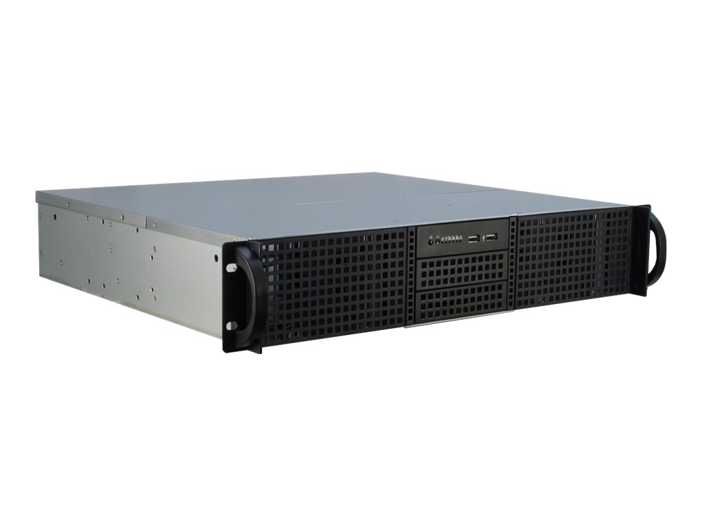 Inter-Tech IPC 2U-20240 - Rack-monterbar 2U - ATX - ingen strømforsyning - USB