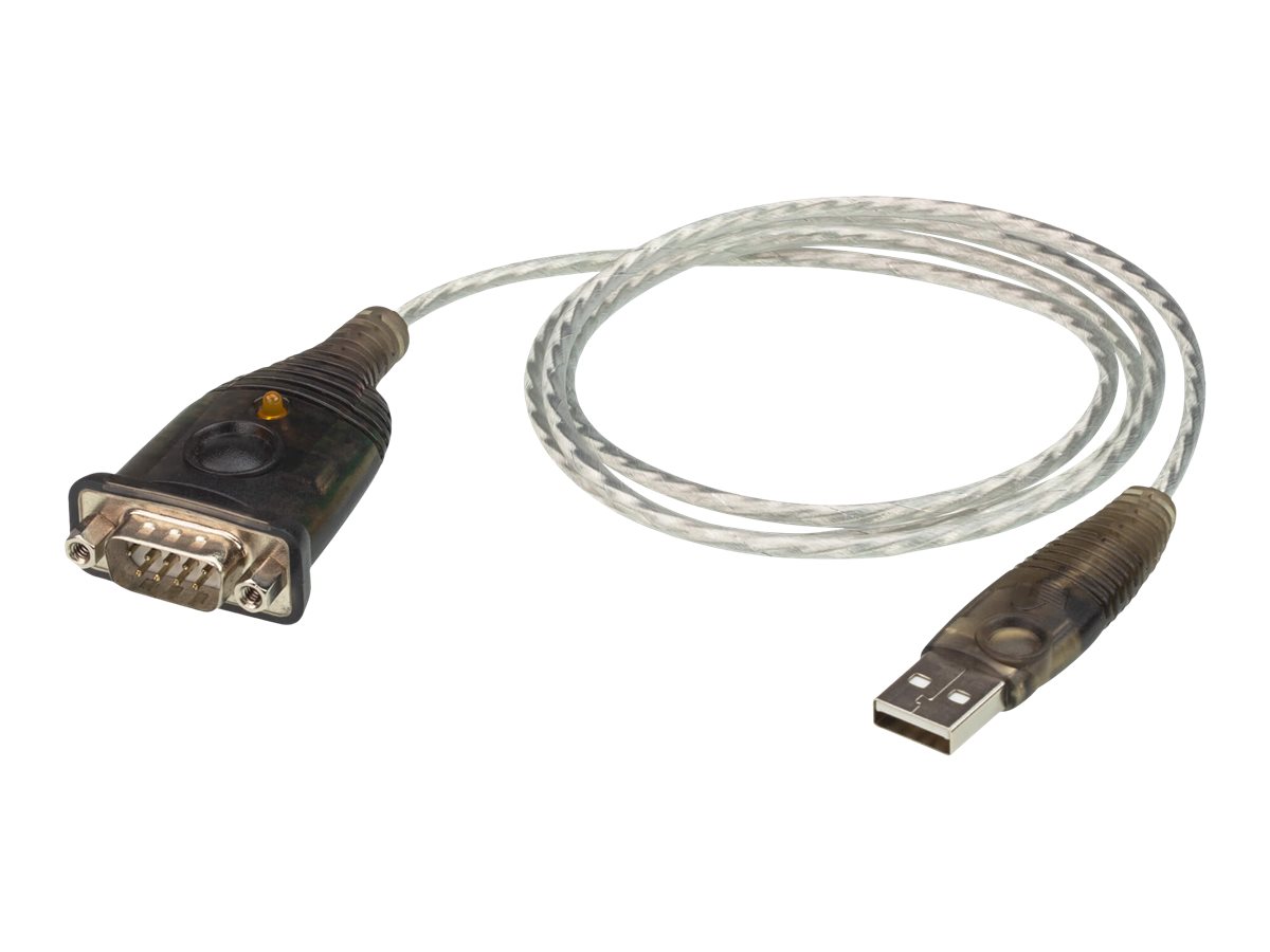 Aten Uc232a1-at Serielkabel Sort, Metallic 1 M Usb Type-a Db-9 1m. Usb-a Db9 Sort, Metallic