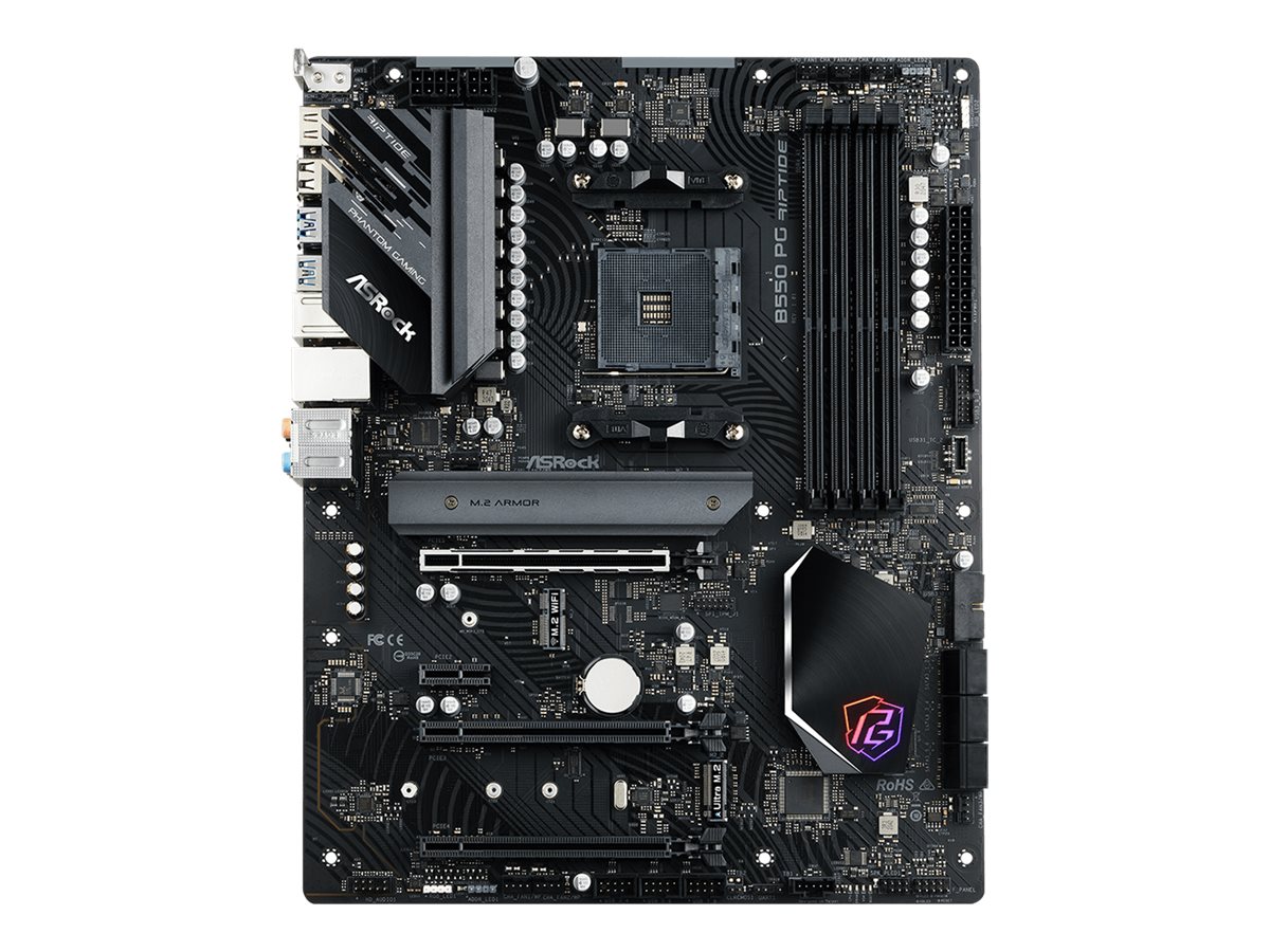ASRock B550 PG Riptide Bundkort - AMD B550 - AMD AM4 socket - DDR4 RAM - ATX