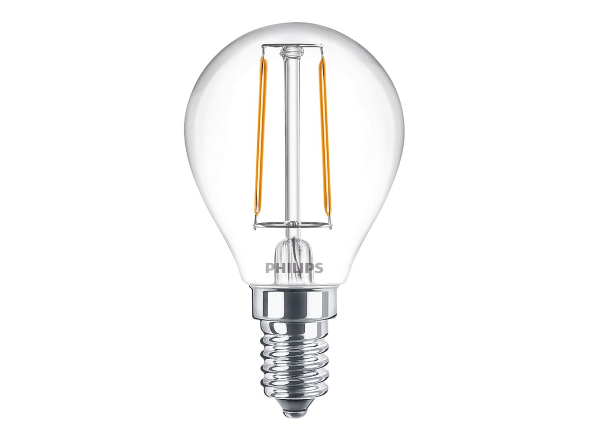 Philips LED Classic LED-filament-lyspære 2W E 250lumen 2700K Varmt hvidt lys