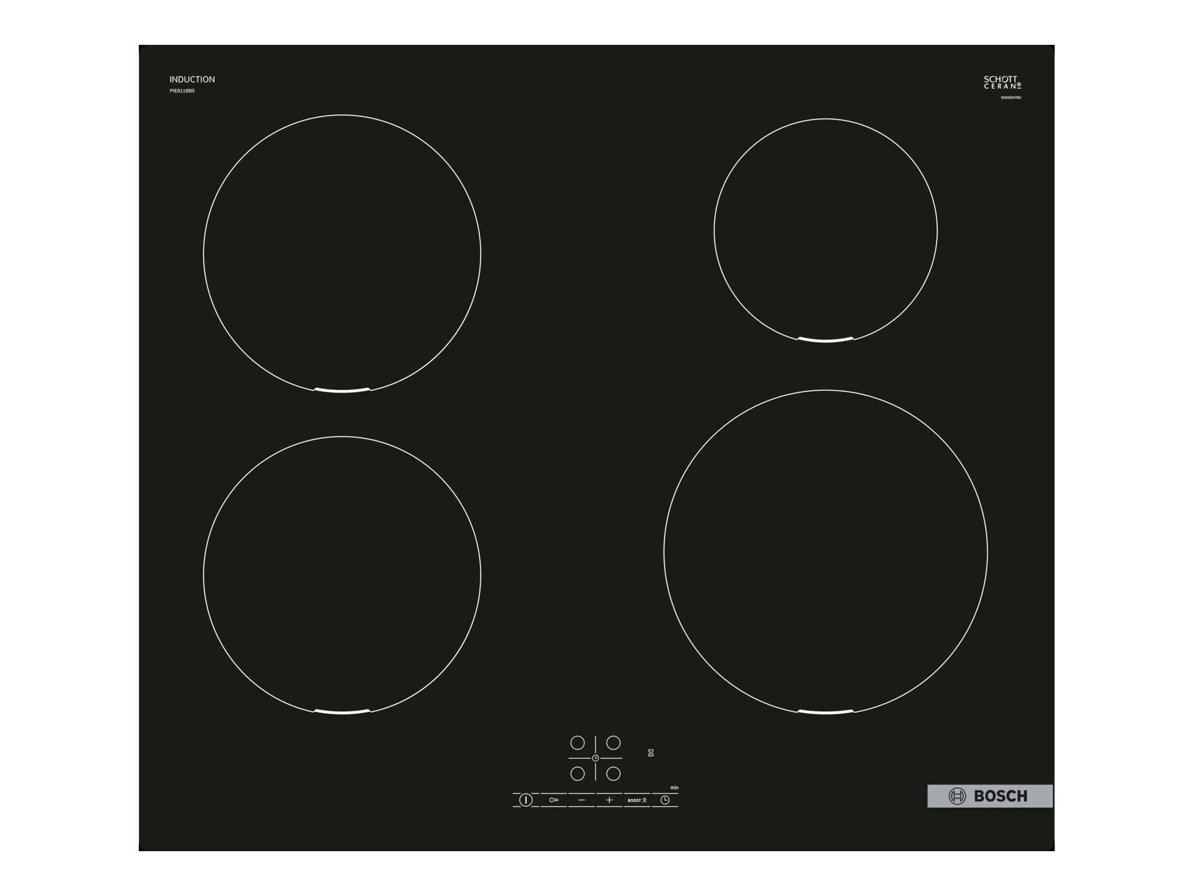 Bosch Serie | 4 PIE611BB5E Induktionskogeplade