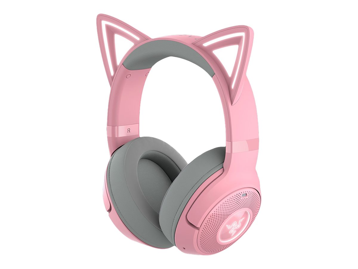 Razer Kraken Kitty V2 BT - Headset - fuld størrelse - Bluetooth - trådløs - støjisolerende