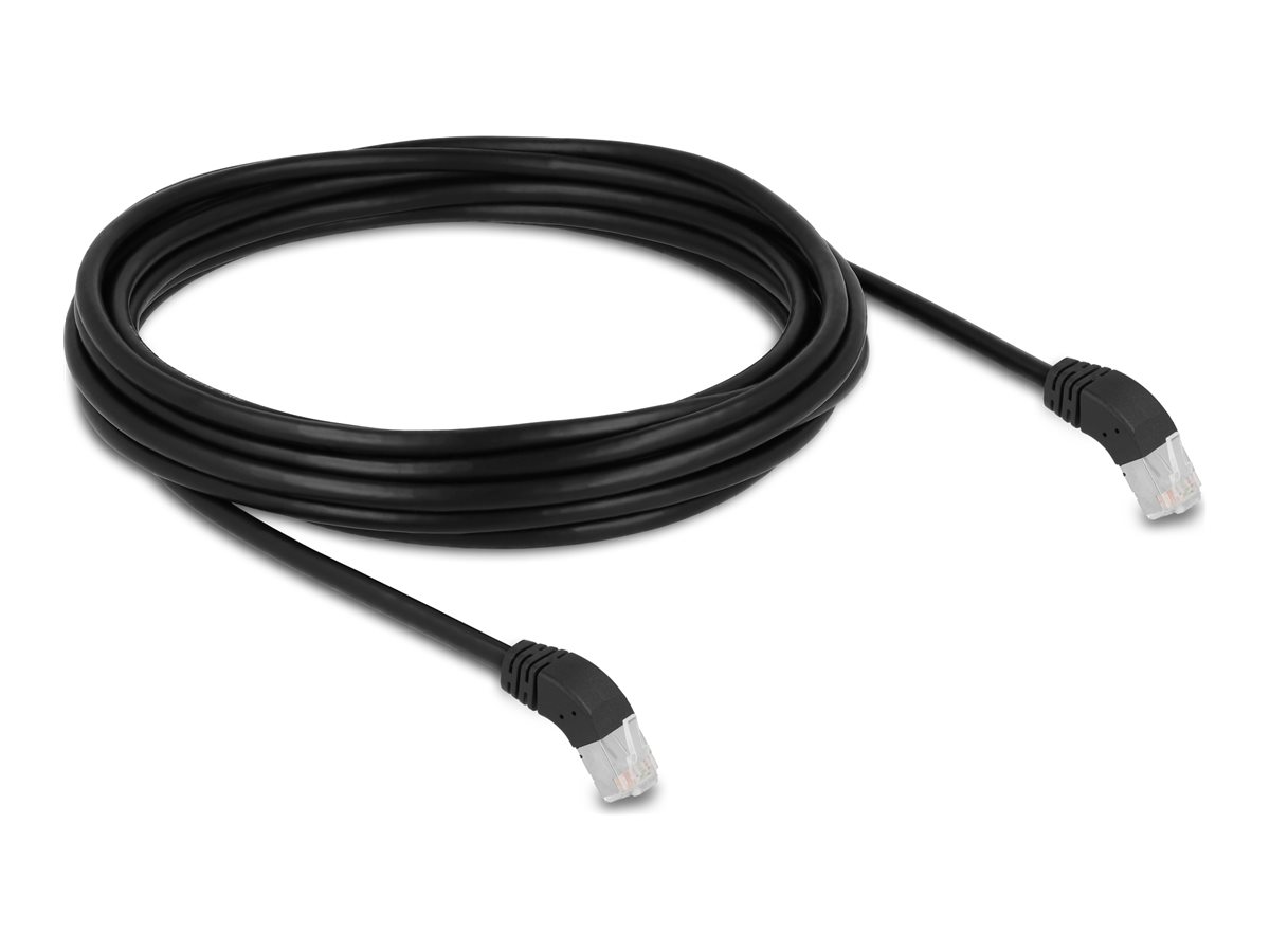DeLOCK CAT 6a S/FTP 5m Patchkabel Sort