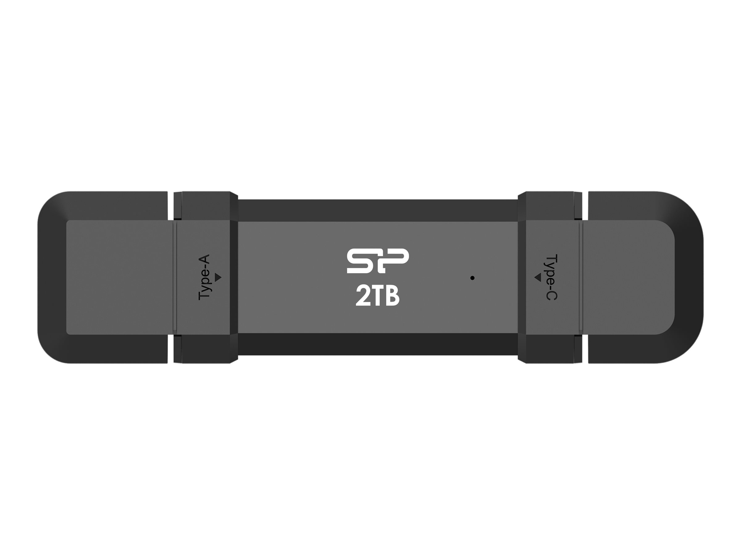 Silicon Power Marvel Xtreme DS72 500GB USB 3.1 Gen 2 / USB-C 3.2 Gen 2 USB stick Sort