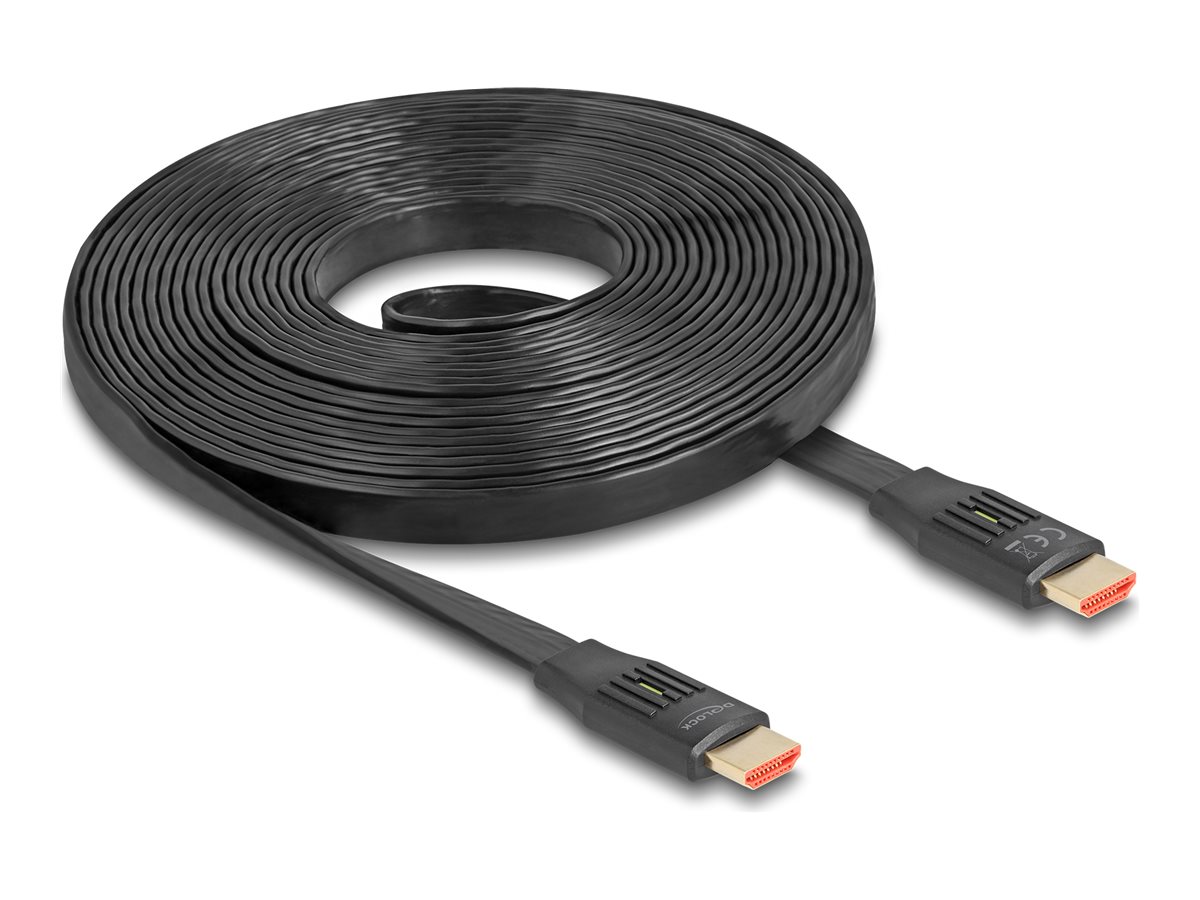 DeLOCK HDMI-kabel med Ethernet 5m Sort