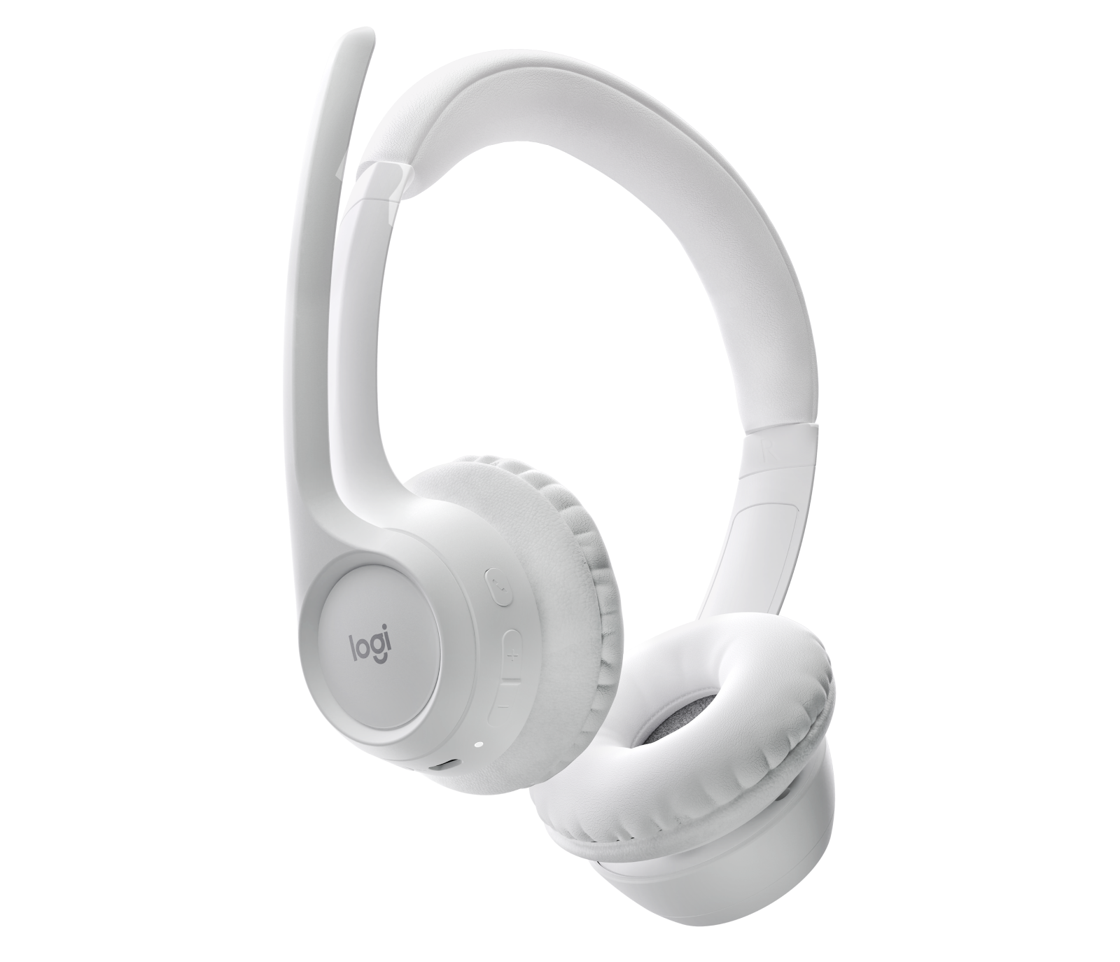Logitech Zone 300 - Headset - på øret - Bluetooth - trådløs - off-white