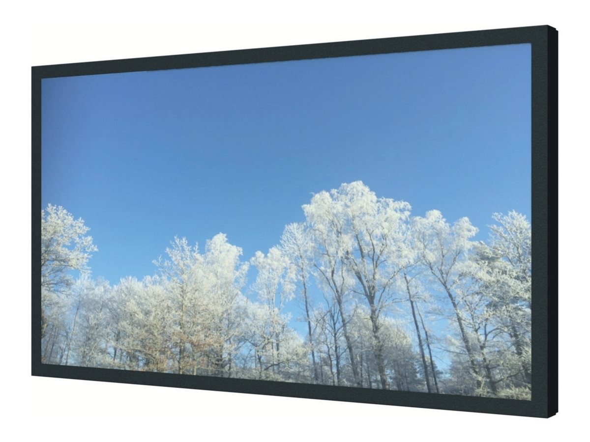 HI-ND EASY mounting kit - landscape - for LCD display - black RAL 9005 - Maks - Maks størrelse 43"