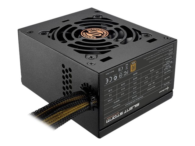 Sharkoon SilentStorm SFX 450 Bronze Strømforsyning - 450 Watt - 80 mm - ATX - 80 Plus Bronze certified